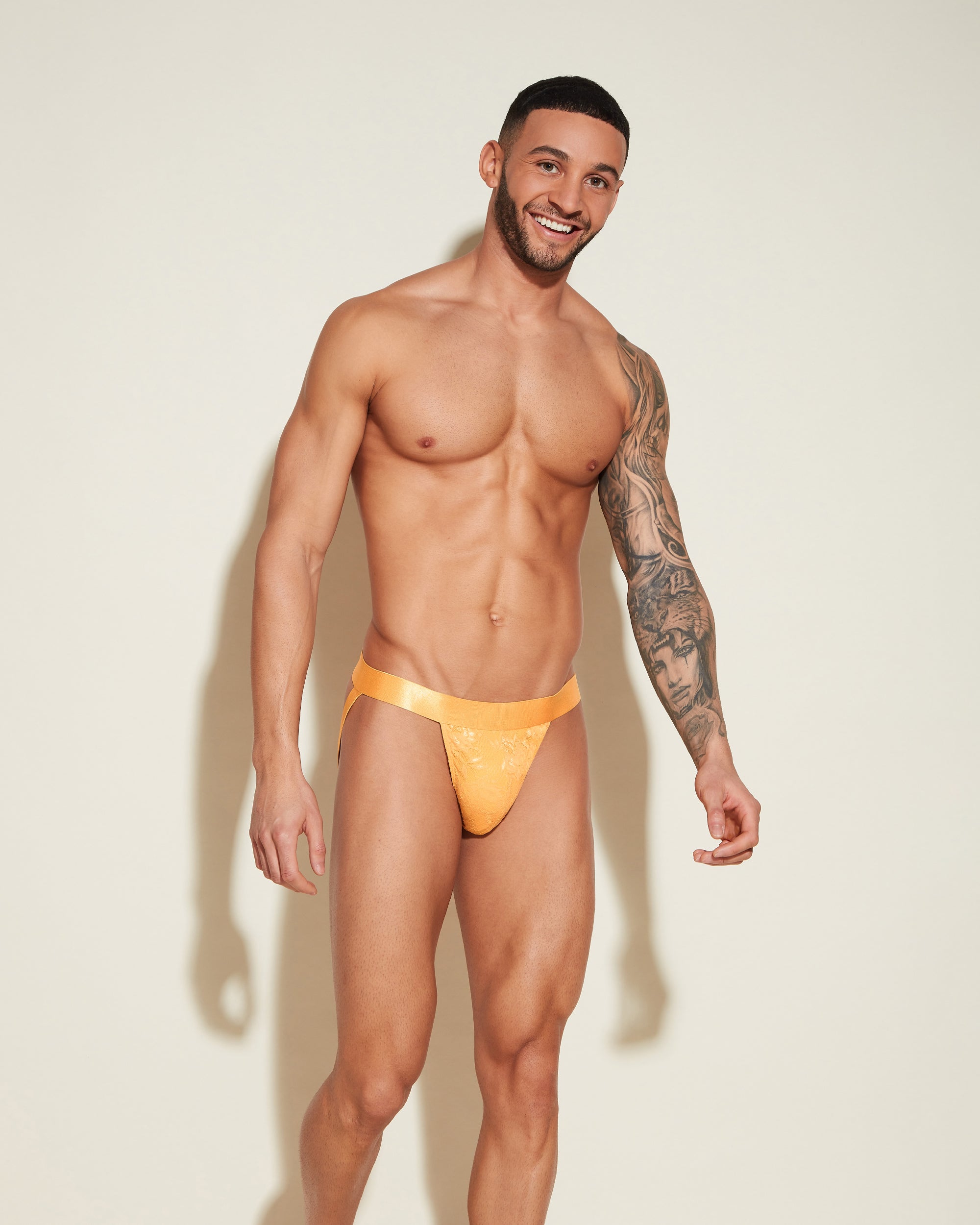 Yellow Mens Jockstrap - Never Say Never Jock Strap
