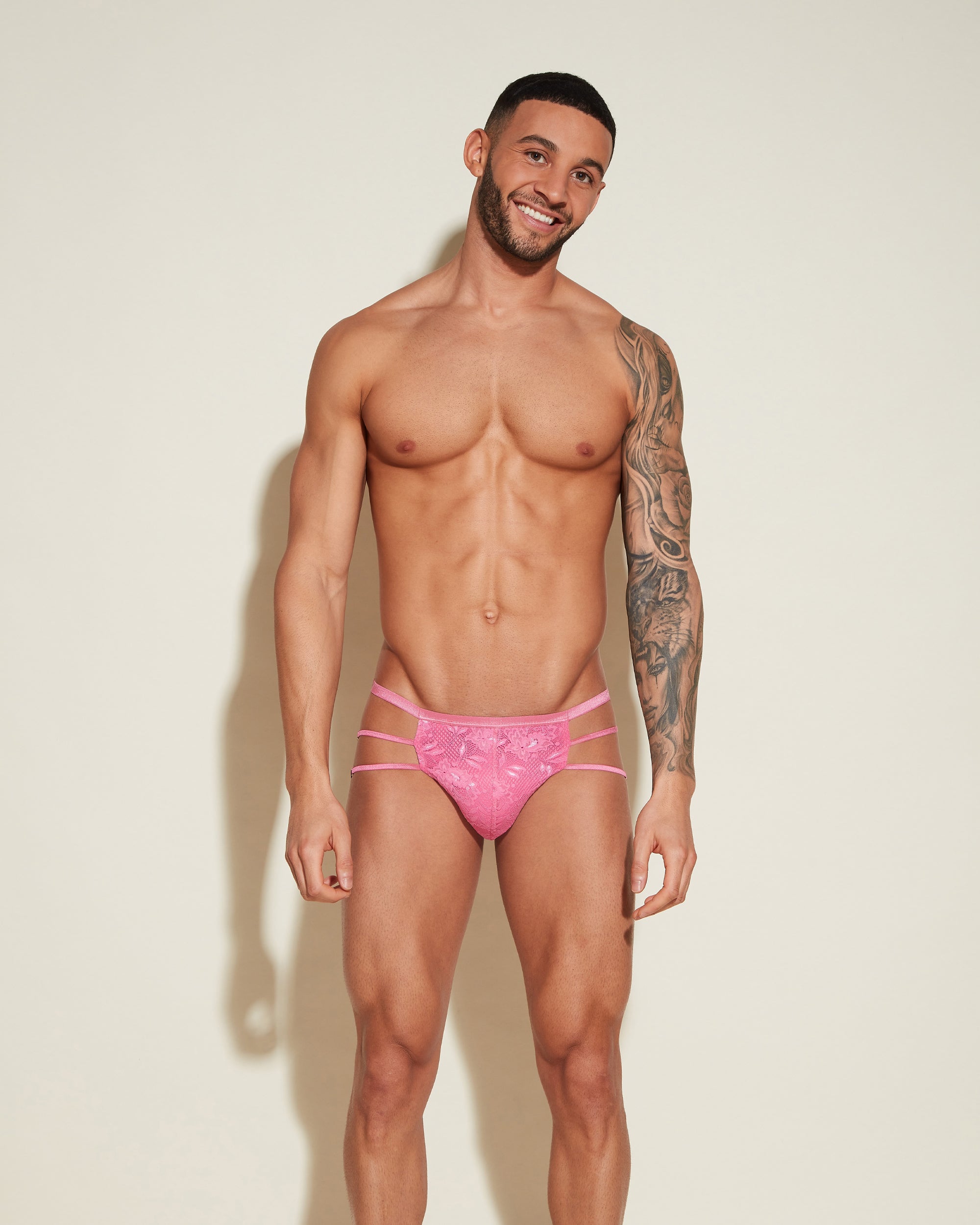 Rosa Jock Straps Für Herrren - Never Say Never Jock Strap