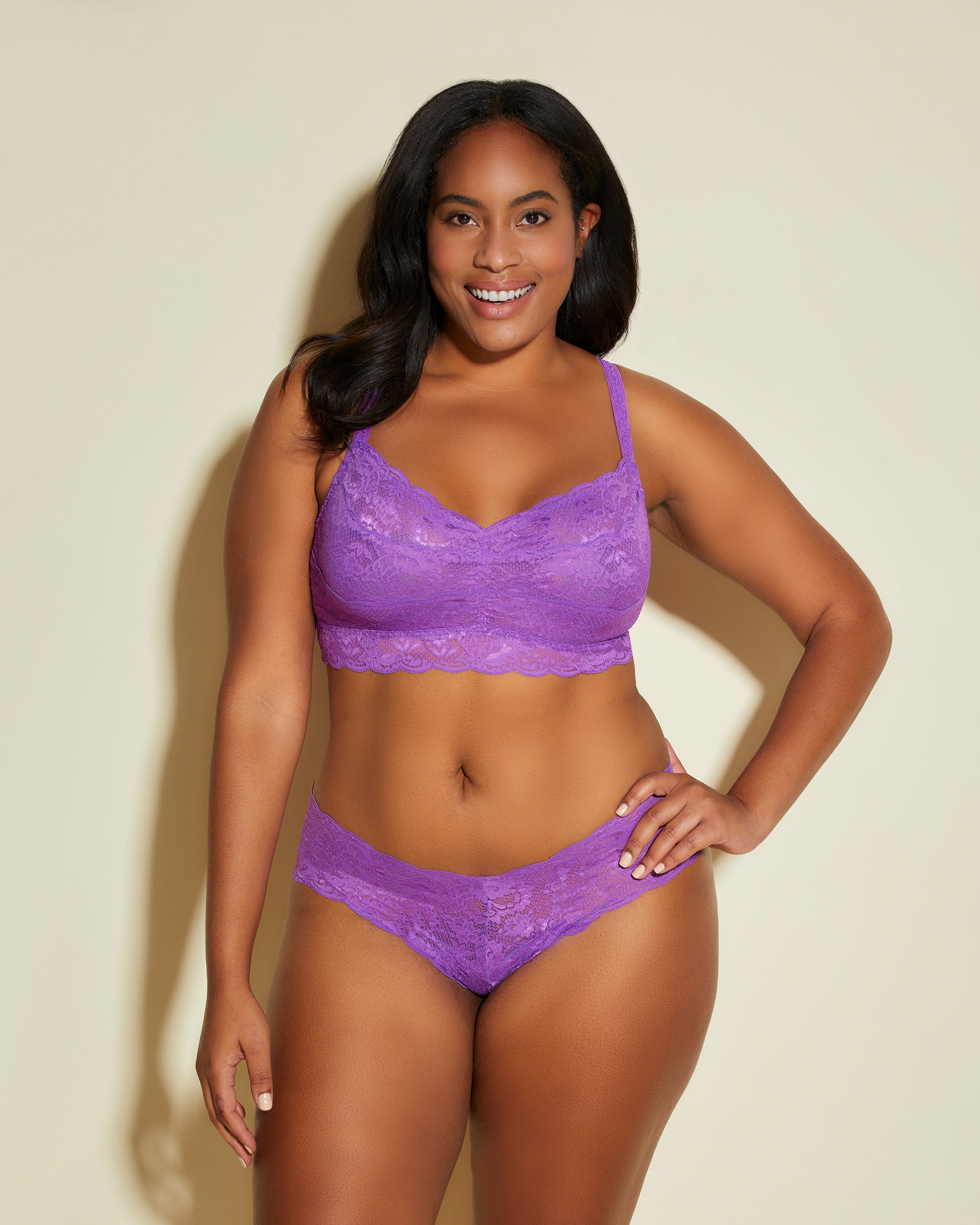 Purple Hot Pant - Never Say Never Extended Hottie Boyshort