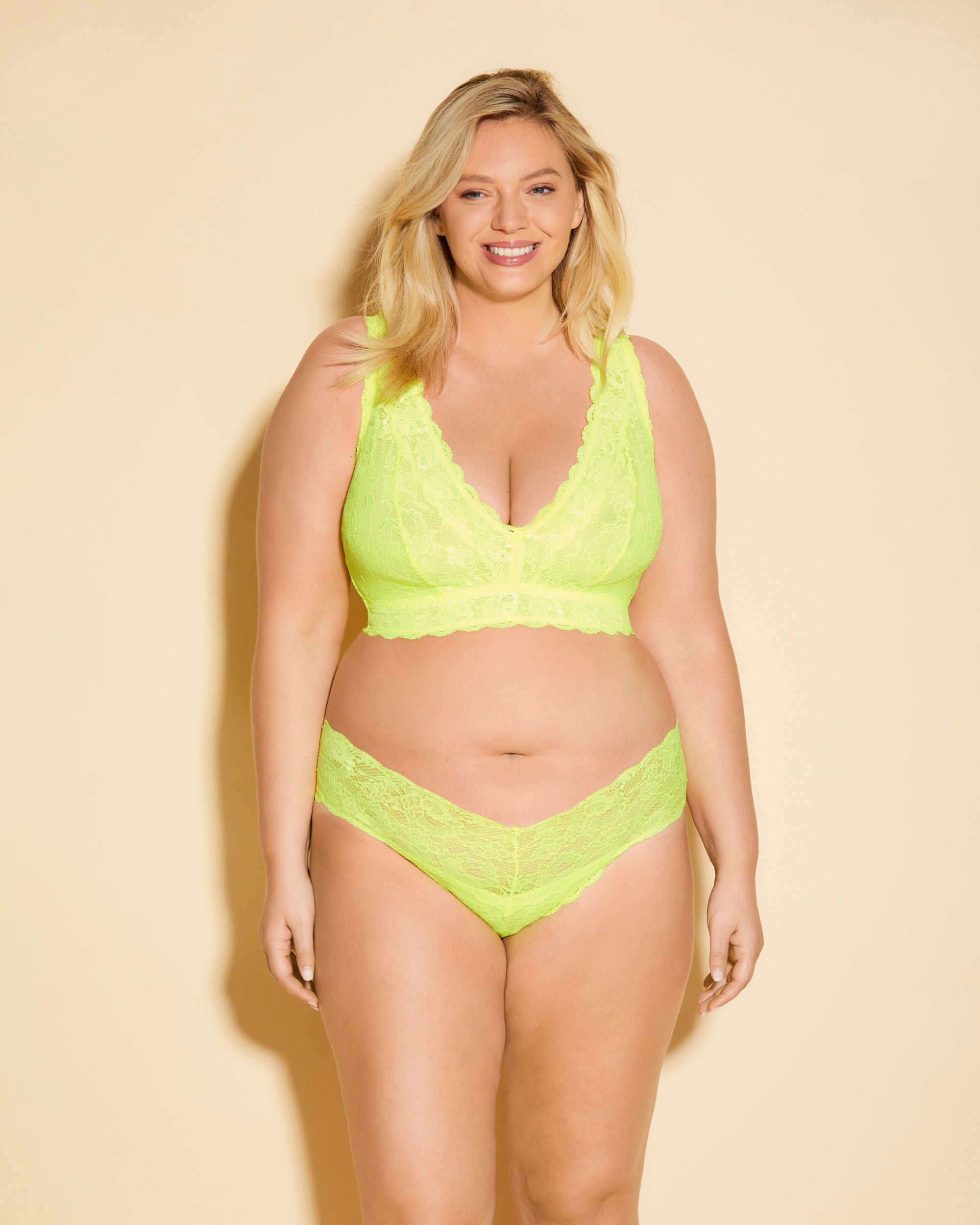 Jaune Shorty - Never Say Never Shorty Grande Taille Hottie