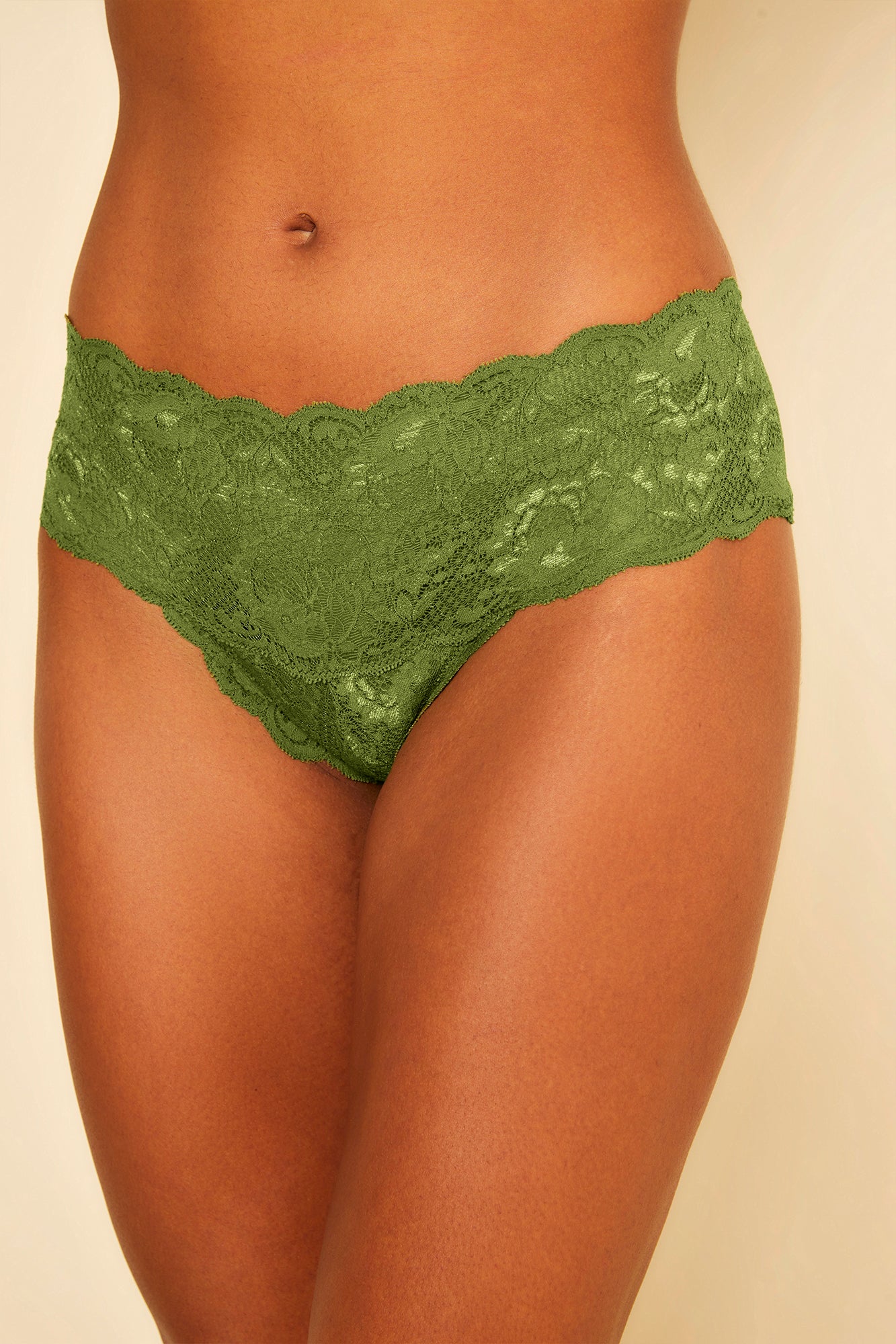 Verde Culottes - Never Say Never Hottie - Culote De Tiro Bajo