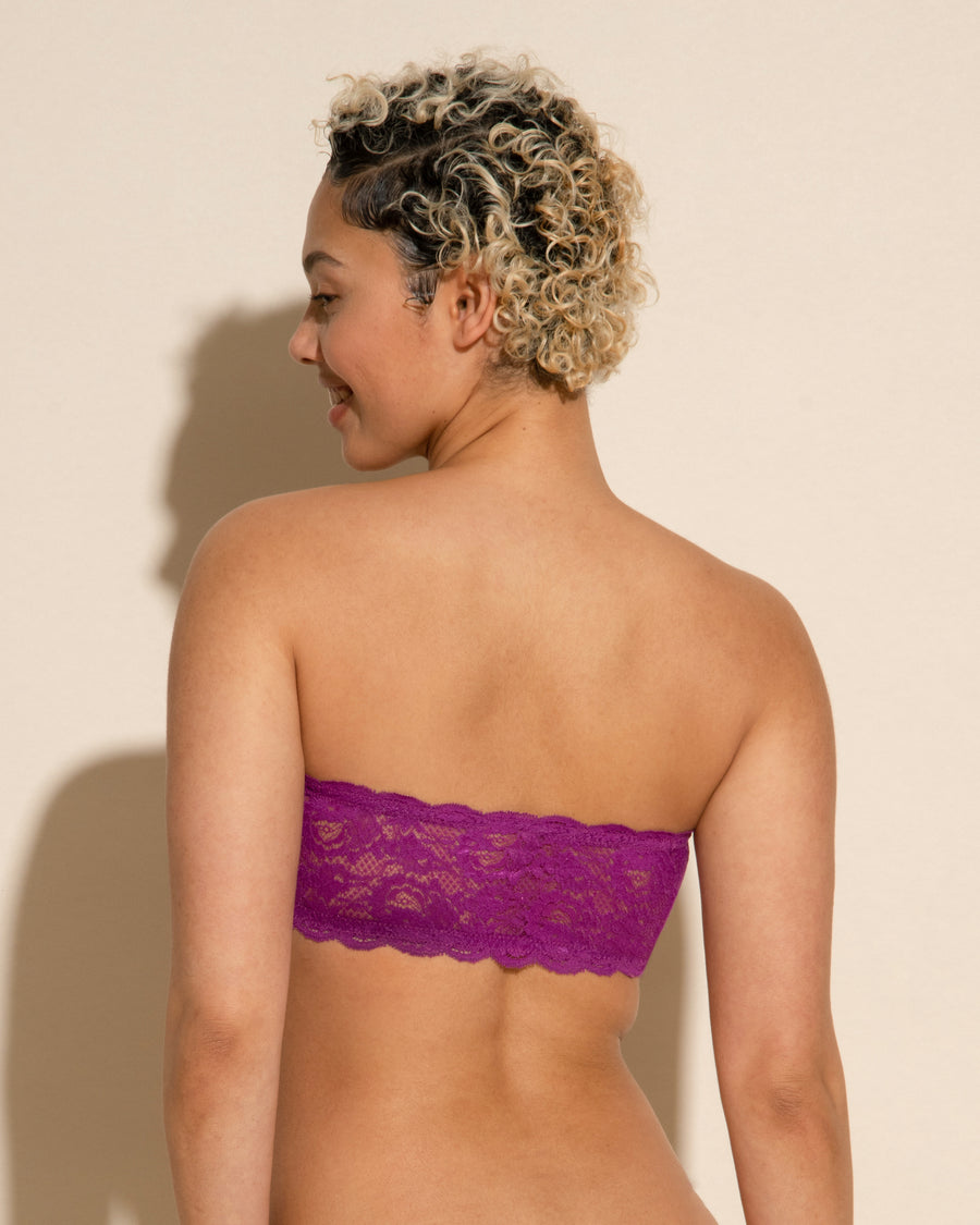 Purple Bralette - Never Say Never Flirtie Bandeau Bra