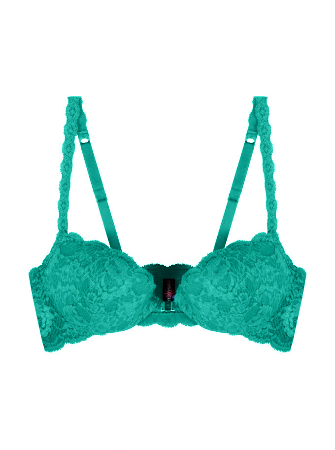 Green Bra - Never Say Never Sexie Push Up Bra
