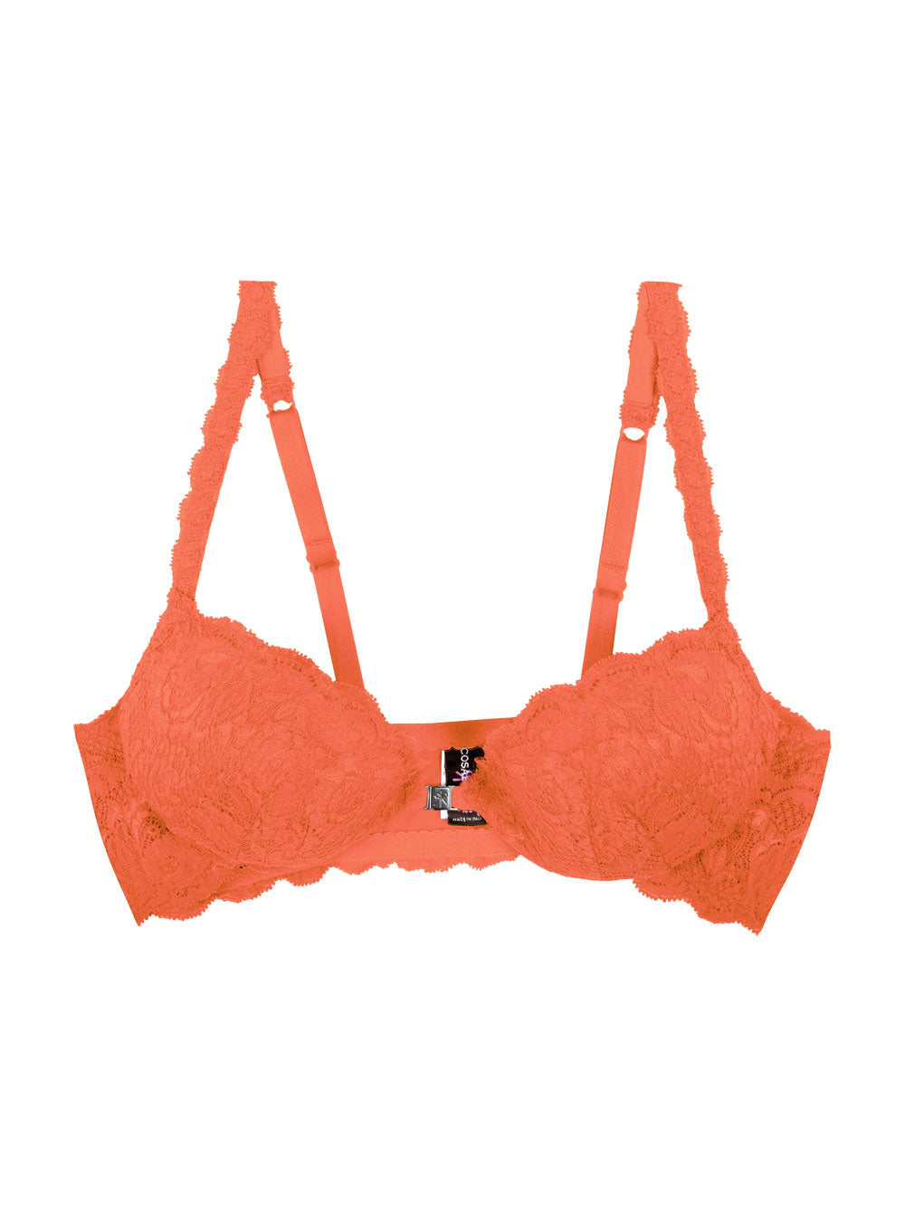Orange Bra - Never Say Never Sexie Push Up Bra