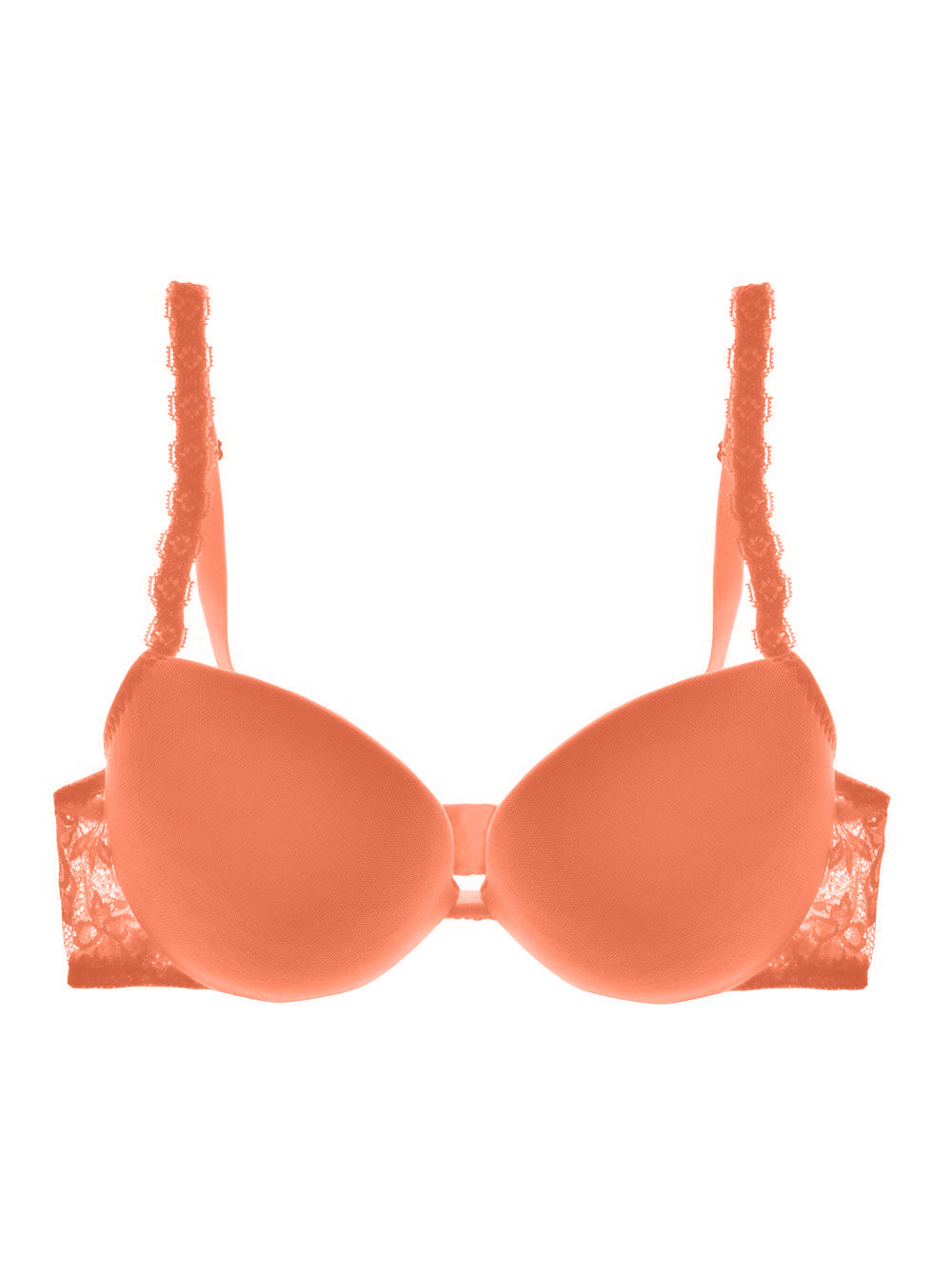 Orange Bh - Never Say Never Beautie - Push-Up-Bh