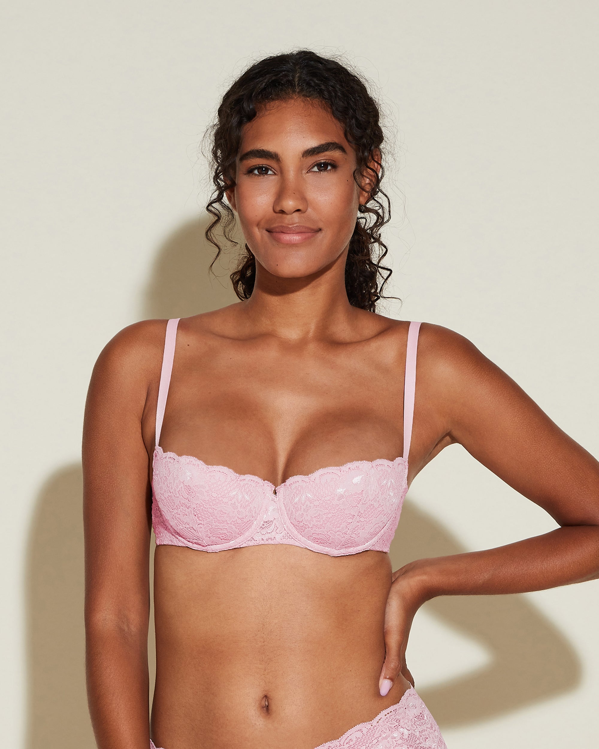 Pink Bra - Never Say Never Pushie Pushup Bra
