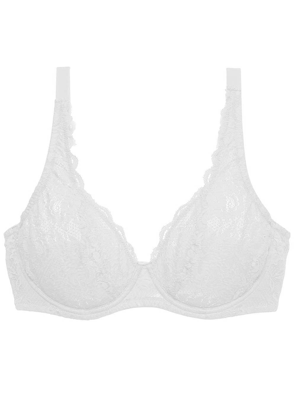 Blanc Soutien-Gorge - Never Say Never Soutien-Gorge Bustie - Grande Taille