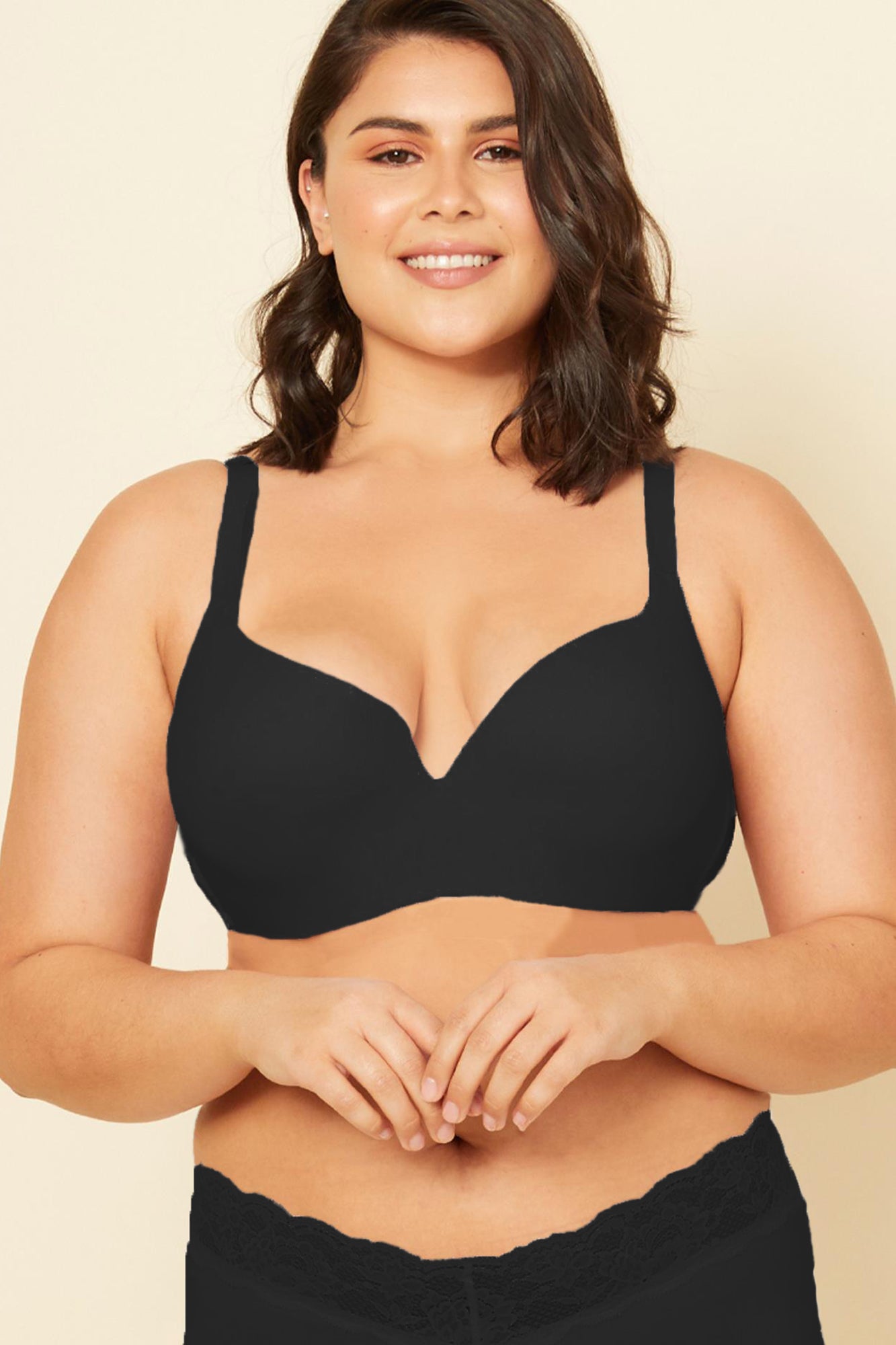 Nero Reggiseni - Never Say Never Reggiseno A Mezza Coppa Demie