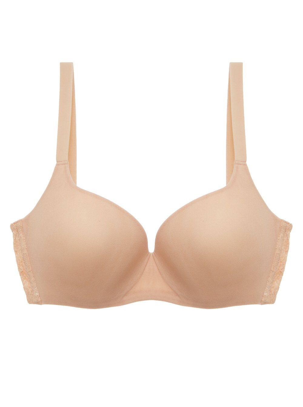 Beige Bh, Never Say Never Extended Demie Bh Mit Halben Körbchen