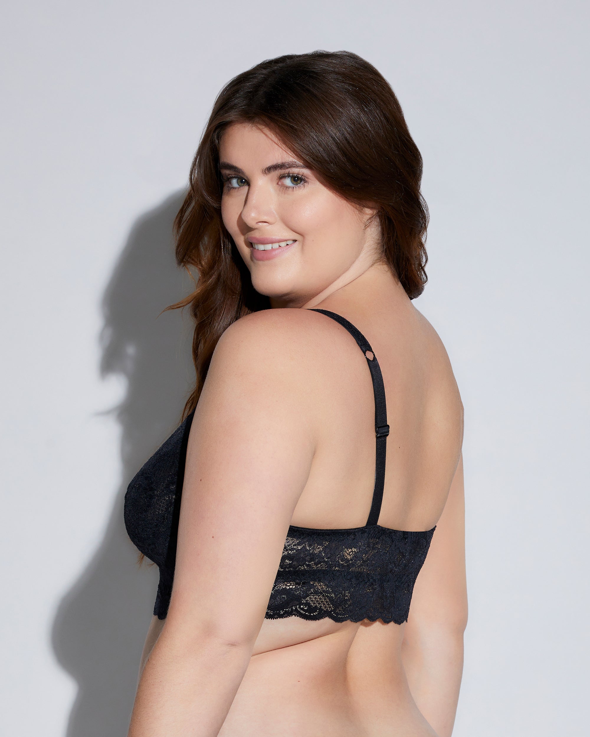 Noir Bralette - Never Say Never Brassière Sweetie - Grande Taille
