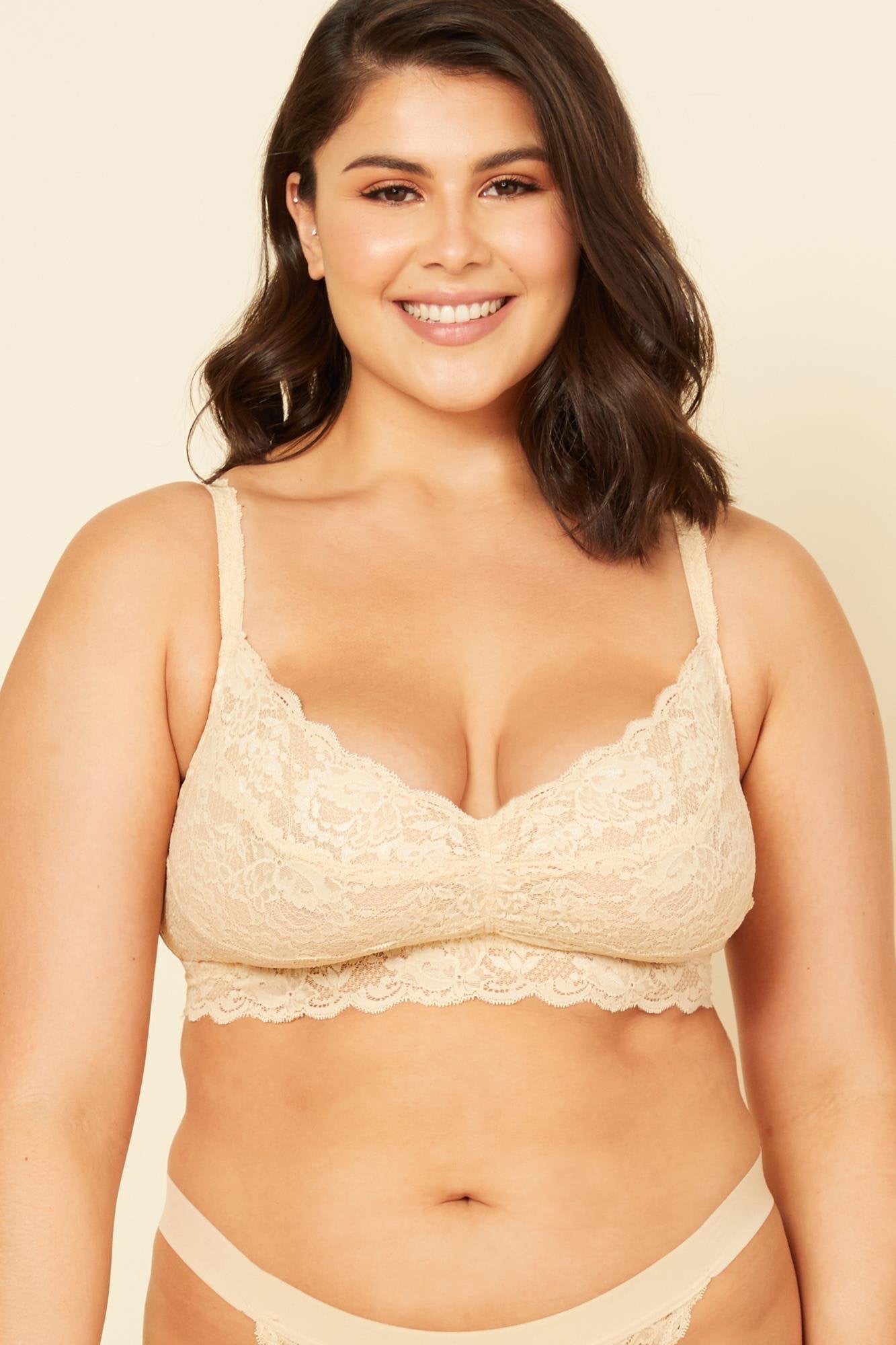 Beige Bralette - Never Say Never Bralette Extended Sweetie
