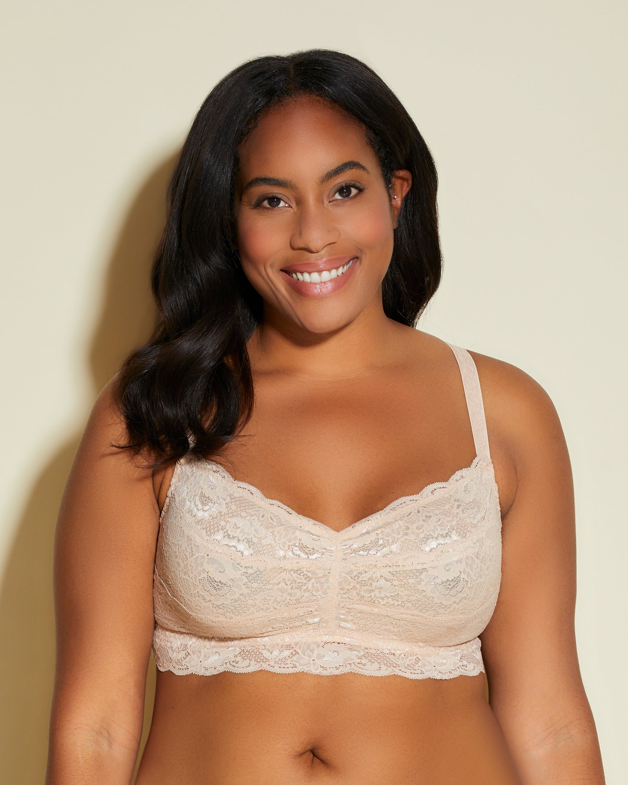 Beige Bralette - Never Say Never Brassière Sweetie - Grande Taille