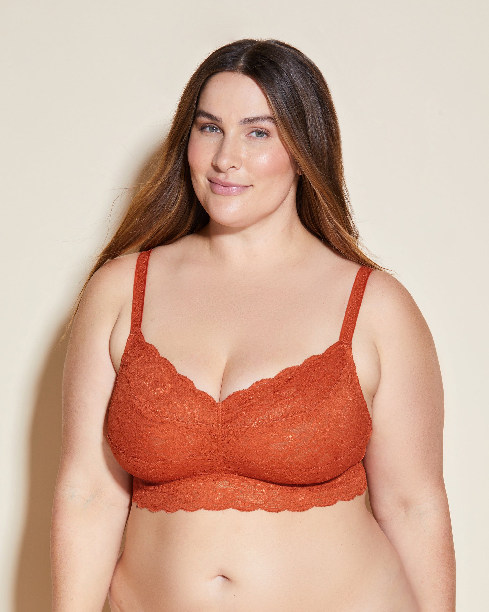 Orange Bralette - Never Say Never Brassière Sweetie - Grande Taille