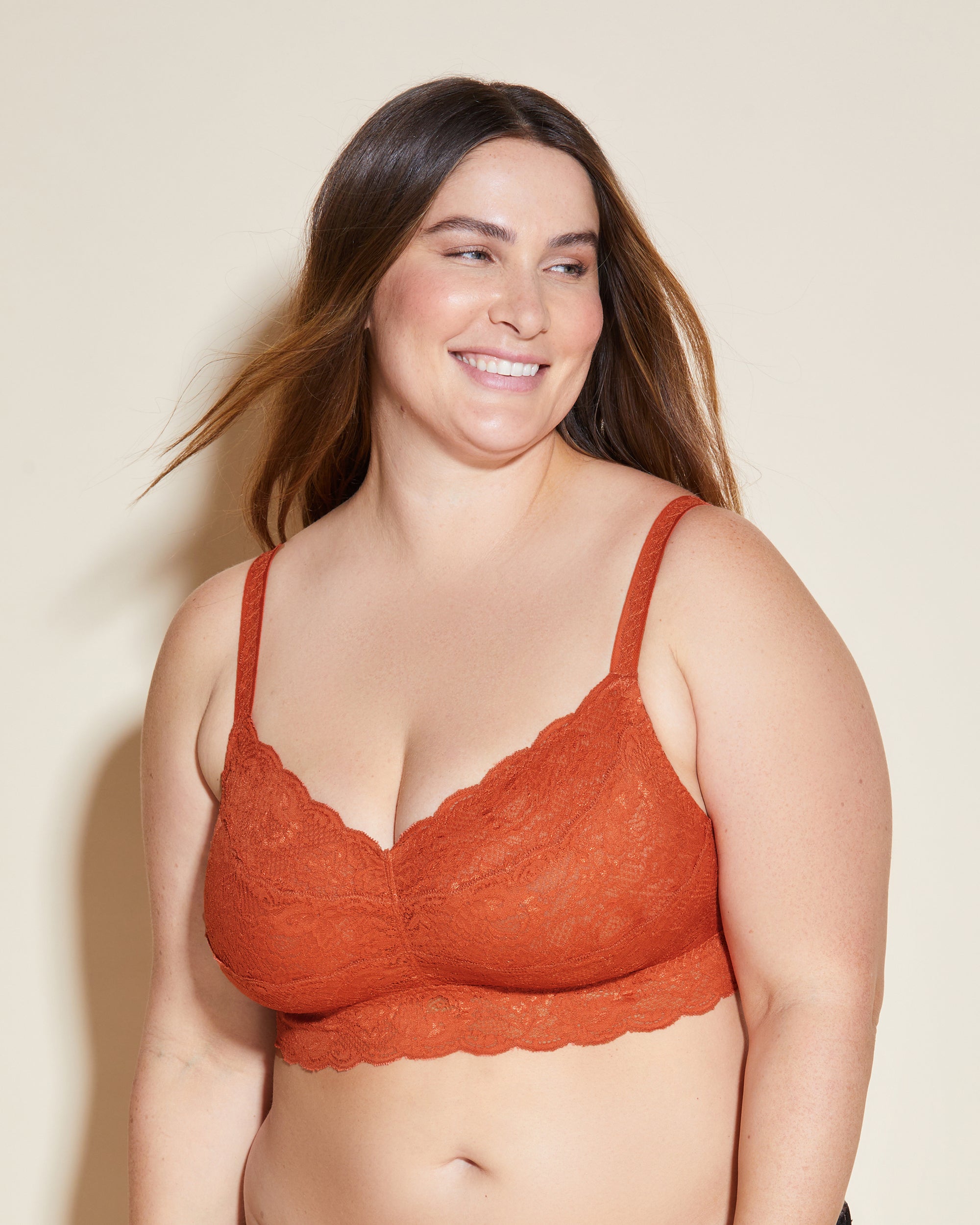 Orange Bralette - Never Say Never Brassière Sweetie - Grande Taille