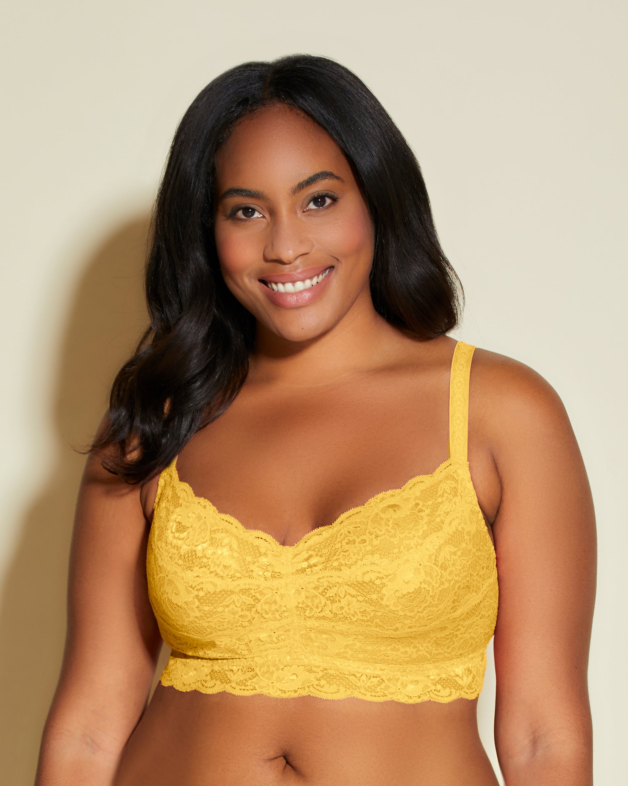 Jaune Bralette - Never Say Never Brassière Sweetie - Grande Taille