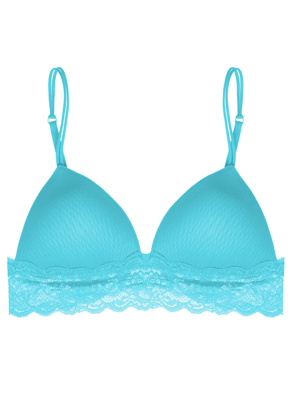 Blue Bralette - Never Say Never Soft Padded Bra