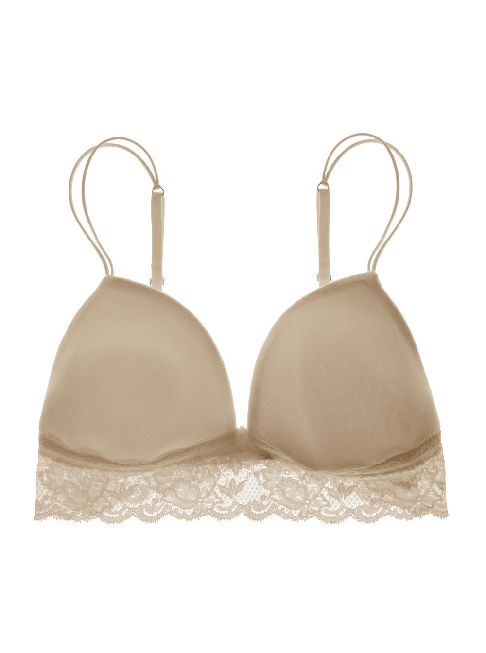 Beige Bralette - Never Say Never Soft Padded Bra