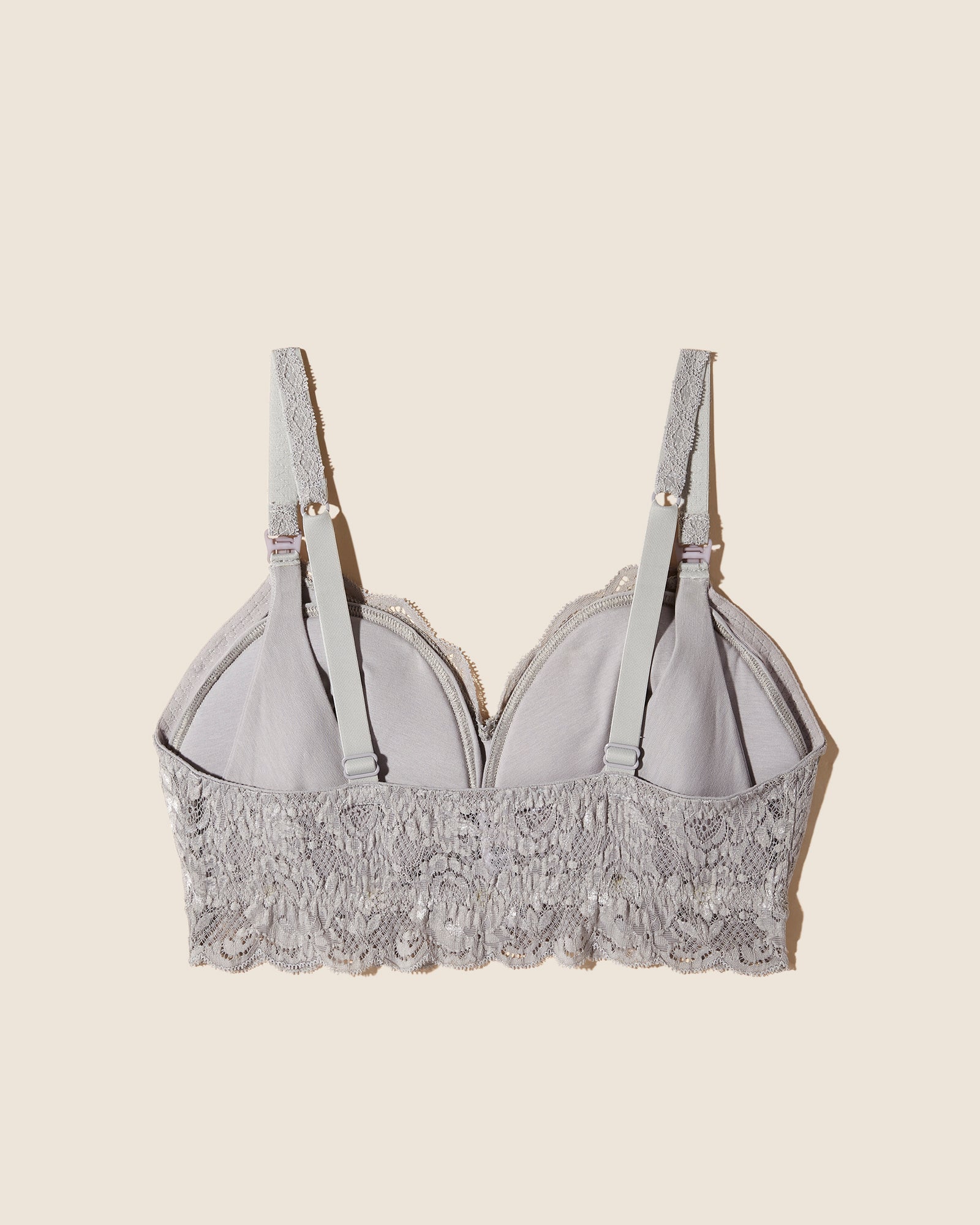 Grise Bralette - Never Say Never Brassière De Grossesse/D'Allaitement Mommie