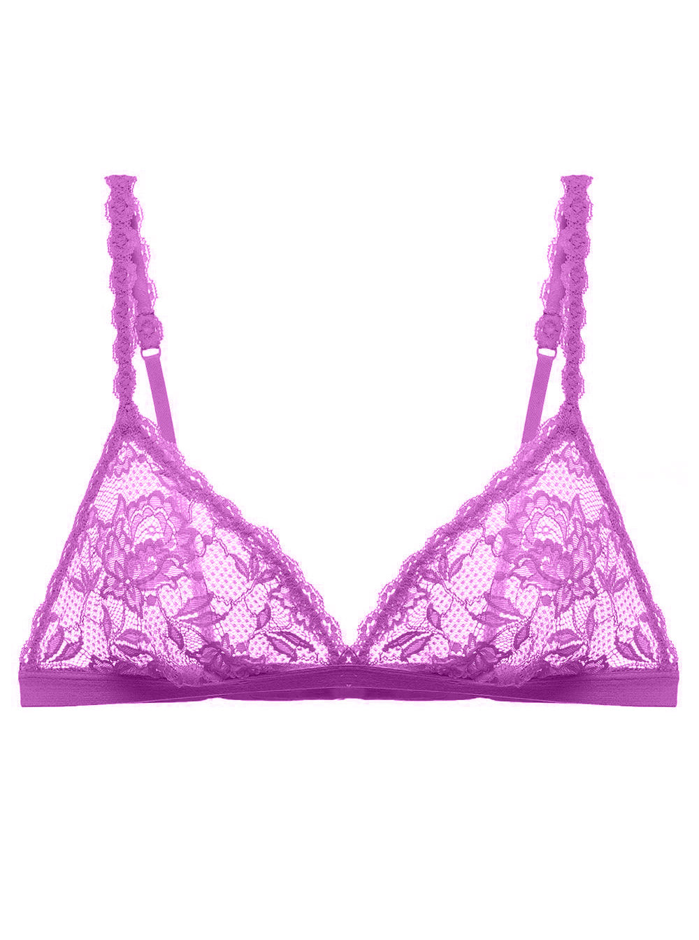 Púrpura Bralette - Never Say Never Dreamie - Bralette Con Copas Triangulares