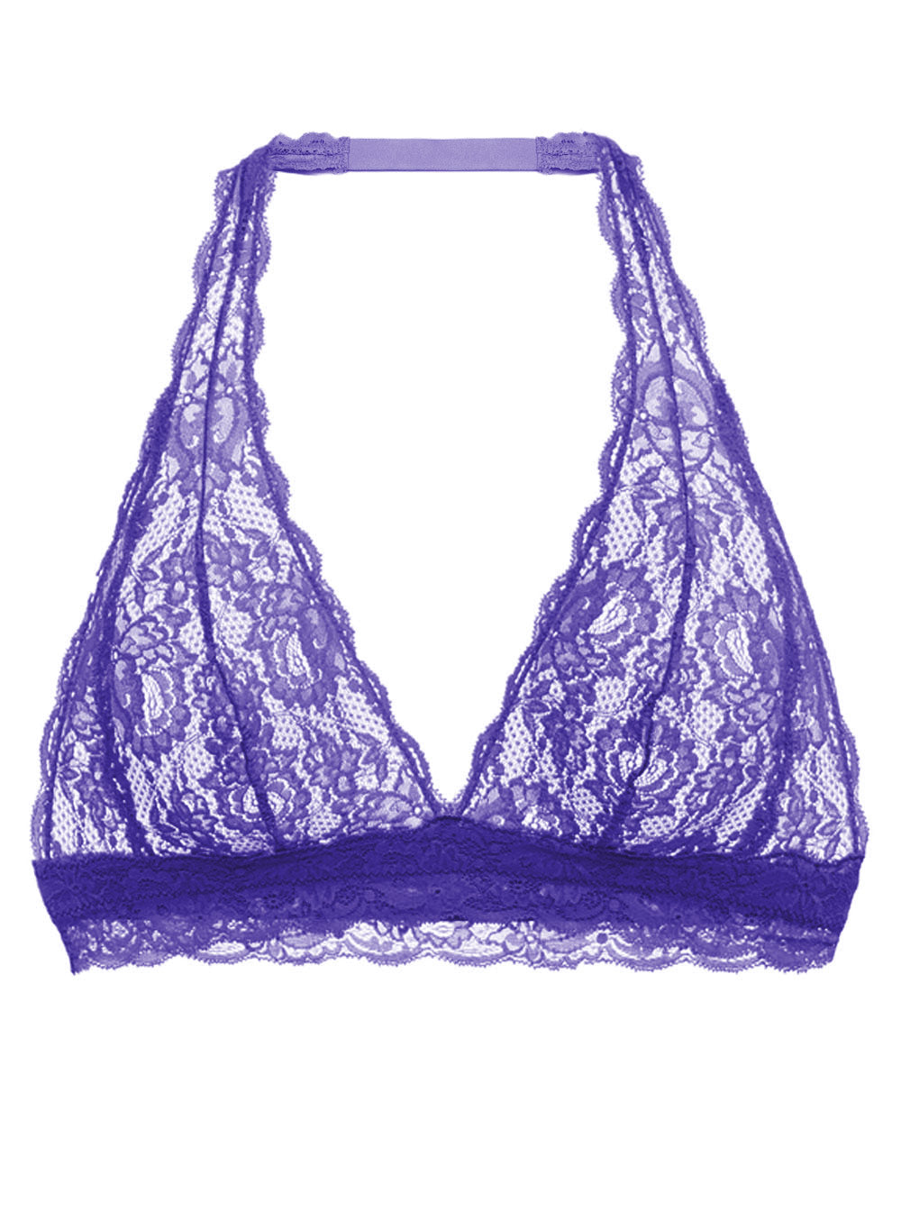 Purple Bralette - Never Say Never Hippie Halter Bra