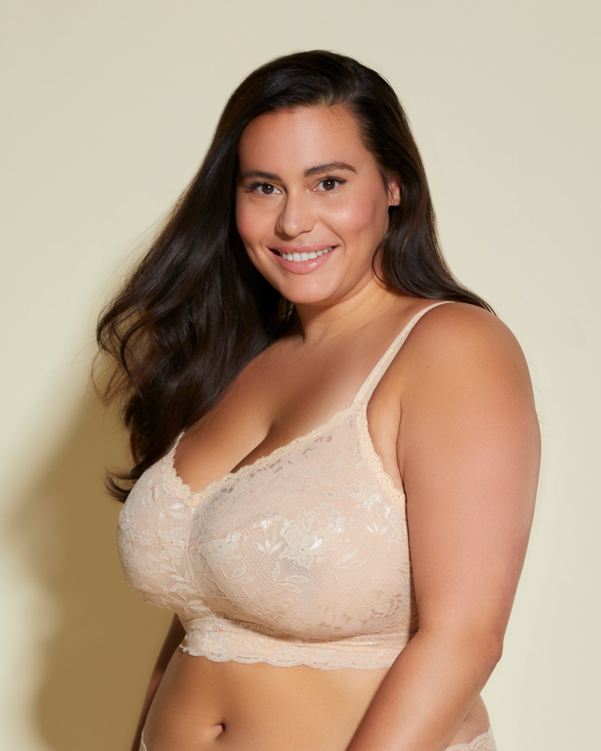 Beige Bralette - Never Say Never Ultra Curvy Sweetie Bralette