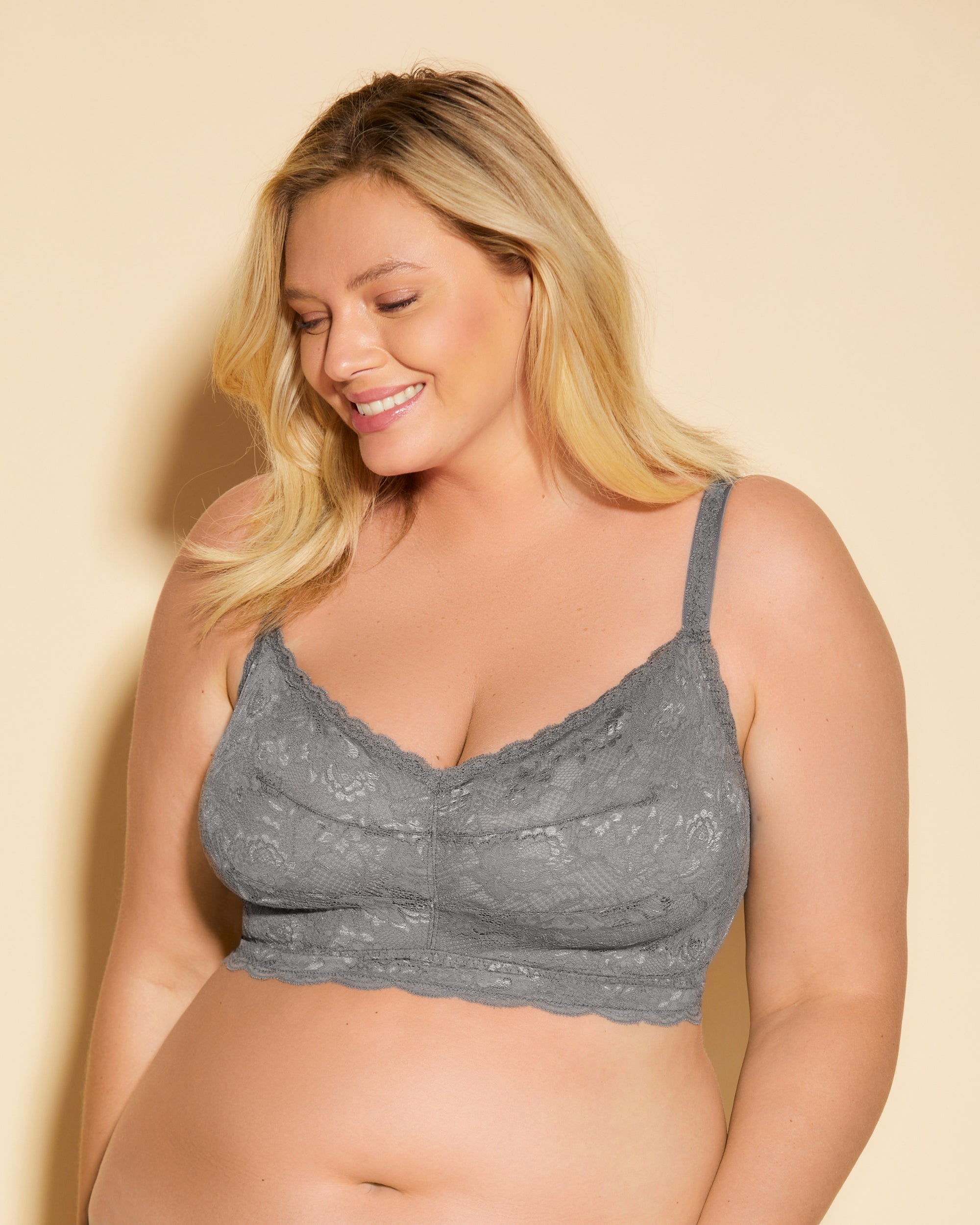 Gray Bralette - Never Say Never Ultra Curvy Sweetie Bralette