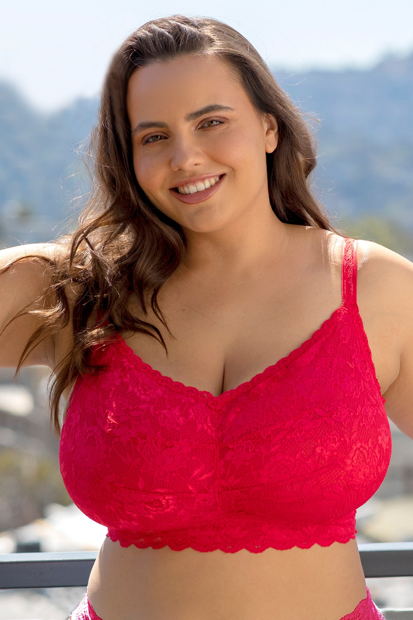Red Bralette - Never Say Never Ultra Curvy Sweetie Bralette