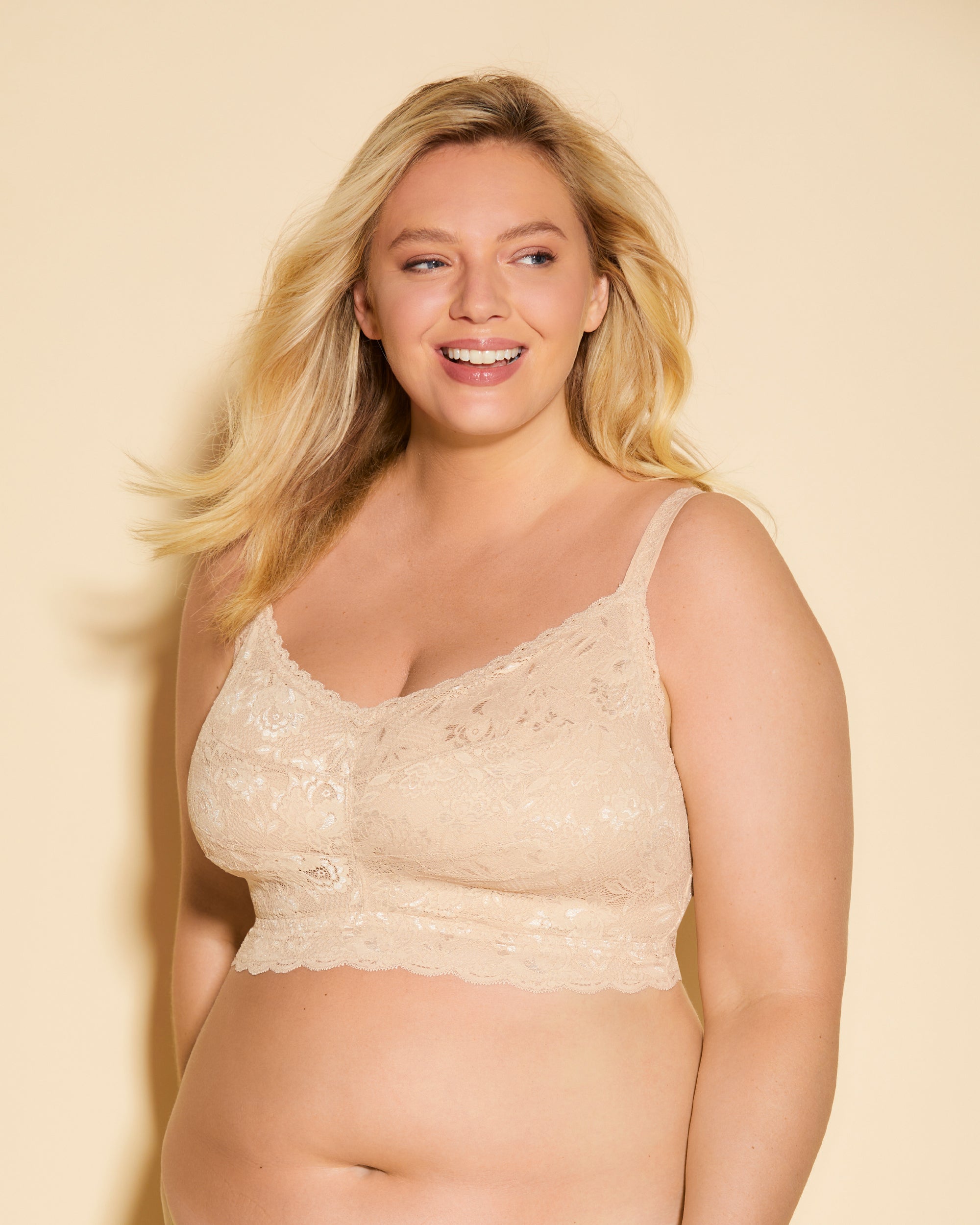 Beige Bralette - Never Say Never Brassière Sweetie Ultra Curvy