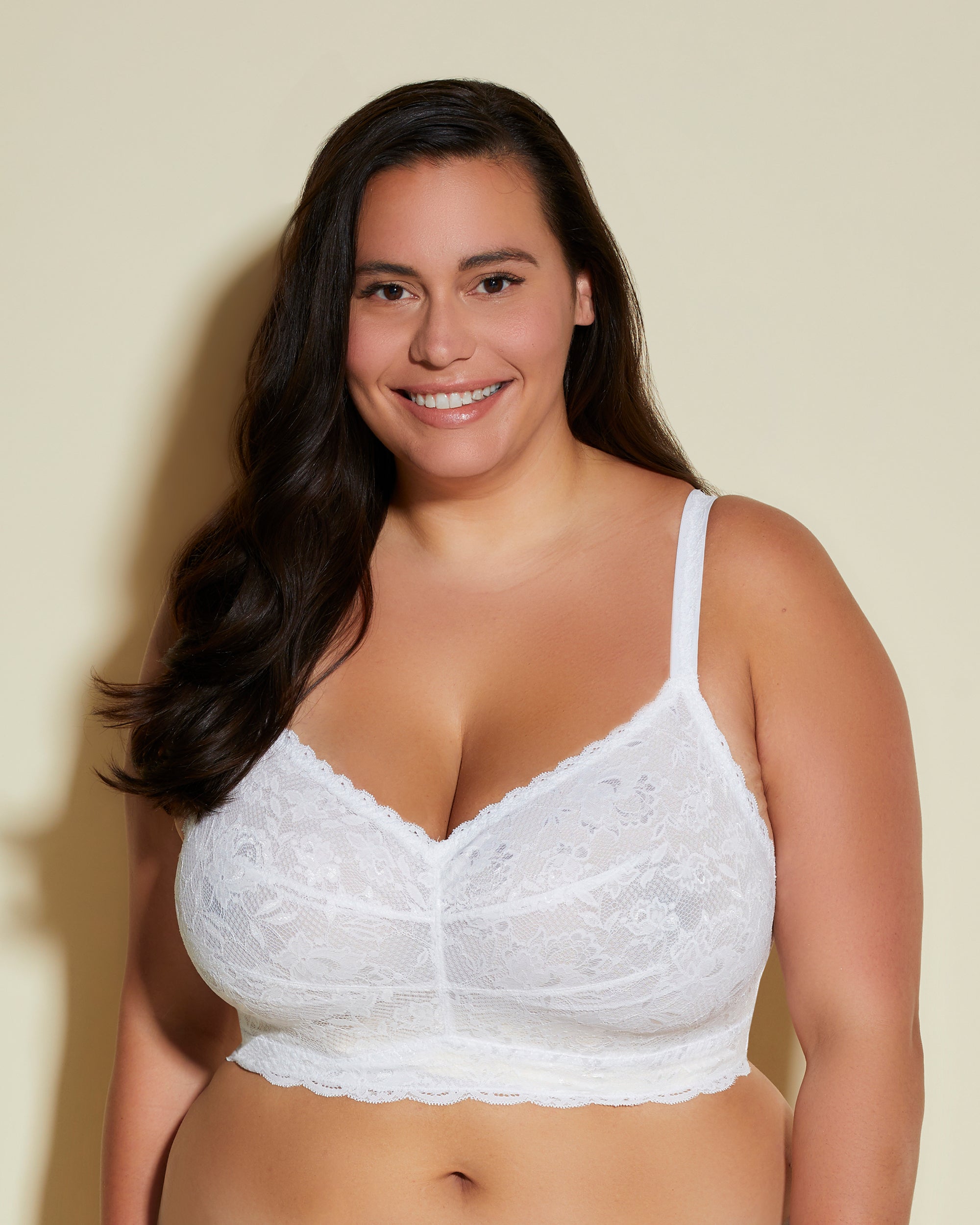Weiß Bralette - Never Say Never Ultra Curvy Bralette Sweetie