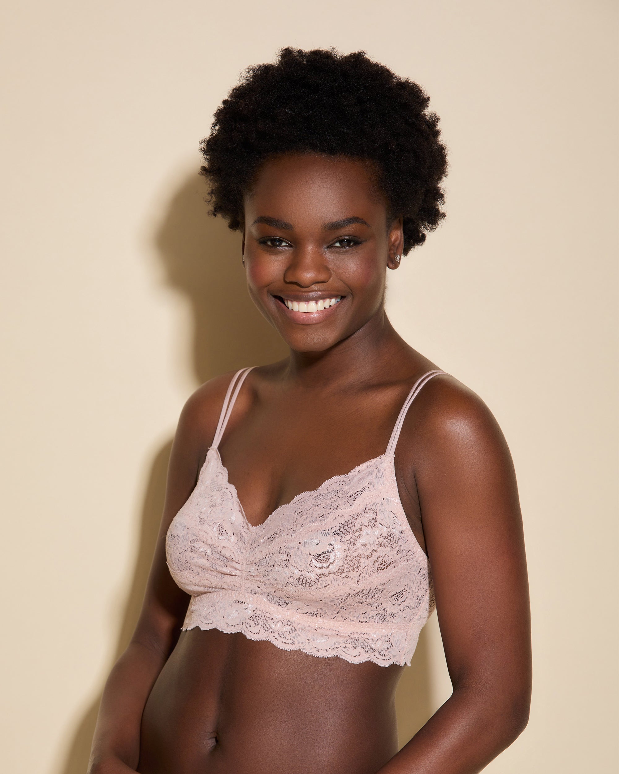 Rosada Bralette - Never Say Never Bralette Con Tirantes Espagueti Sweetie