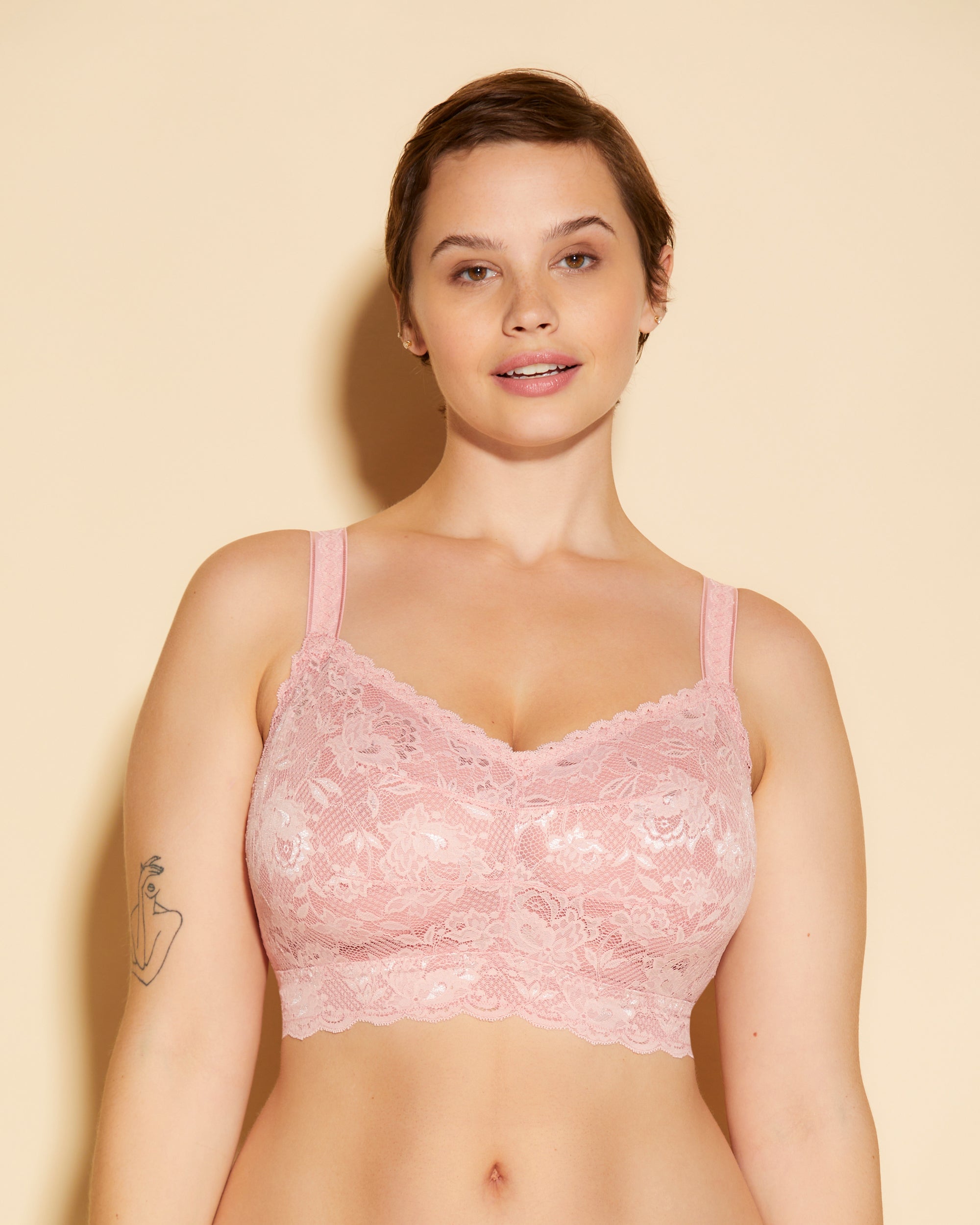 Pink Bralette - Never Say Never Super Curvy Sweetie Bralette