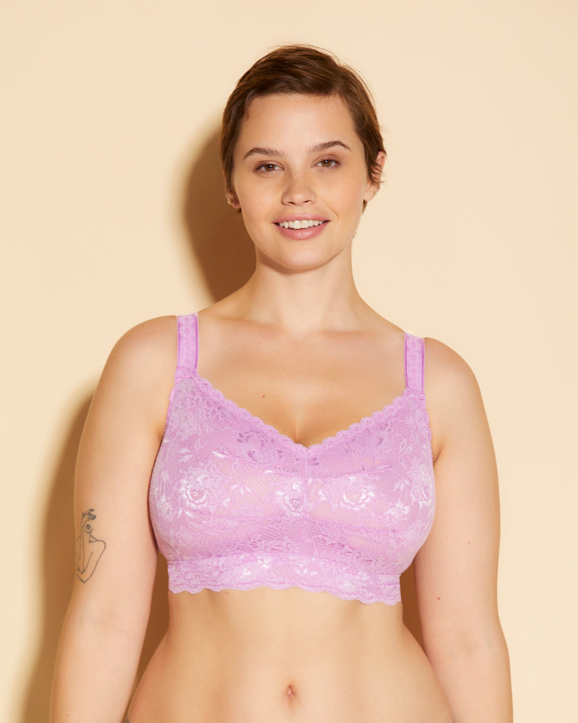Púrpura Bralette - Never Say Never Bralette Sweetie Super Curvy