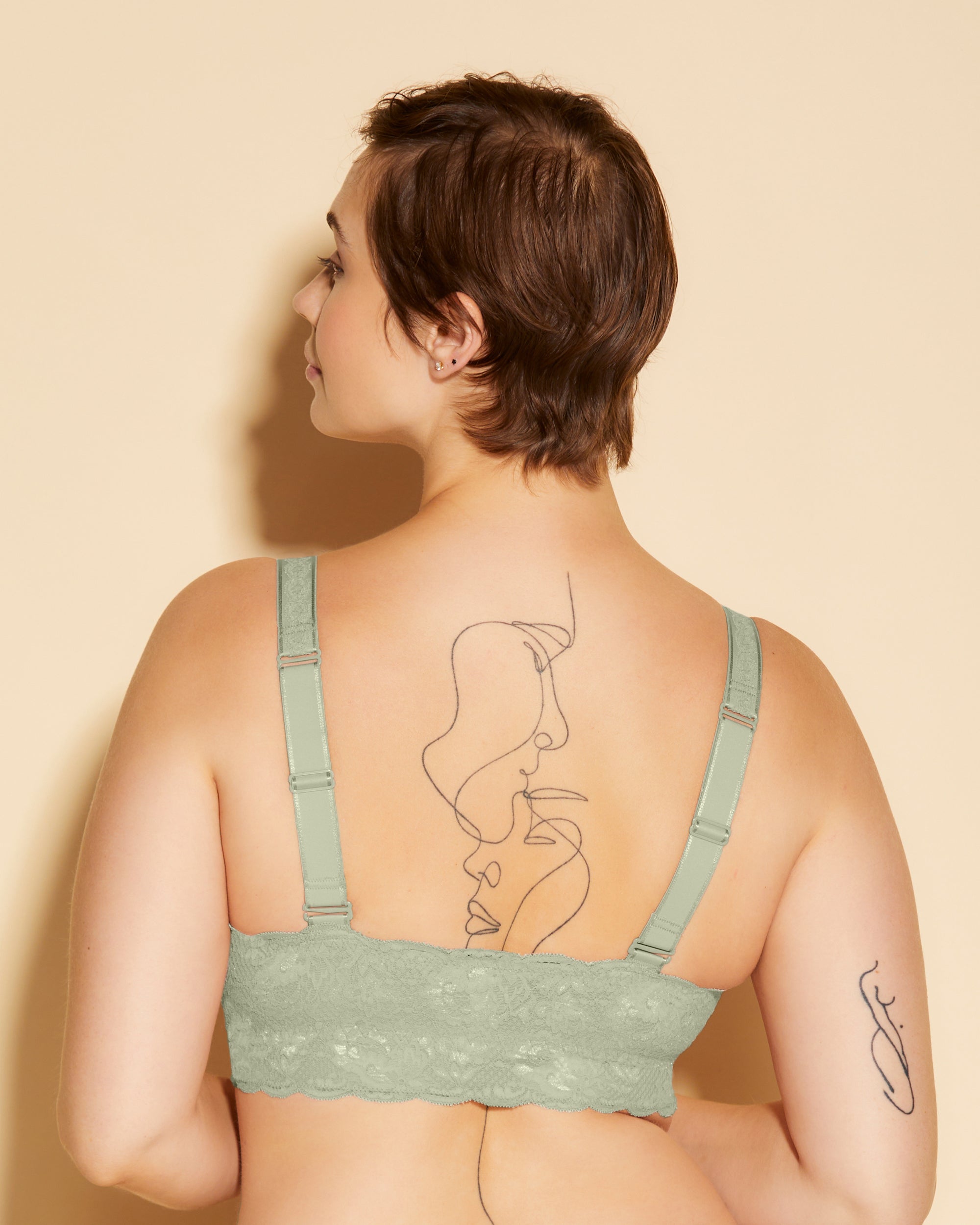 Beige Bralette - Never Say Never Super Curvy Sweetie Bralette