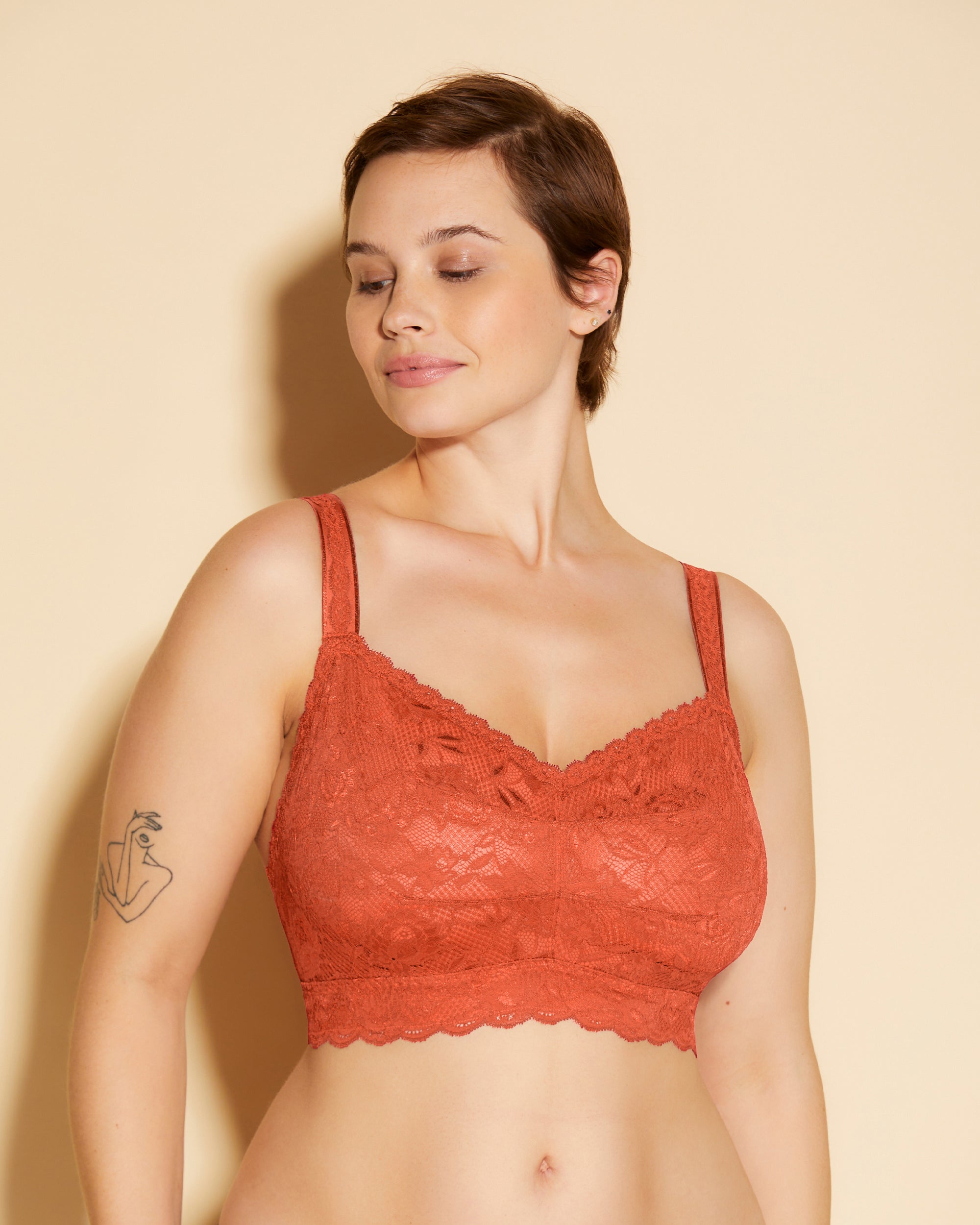 Orange Bralette - Never Say Never Brassière Super Curvy Sweetie