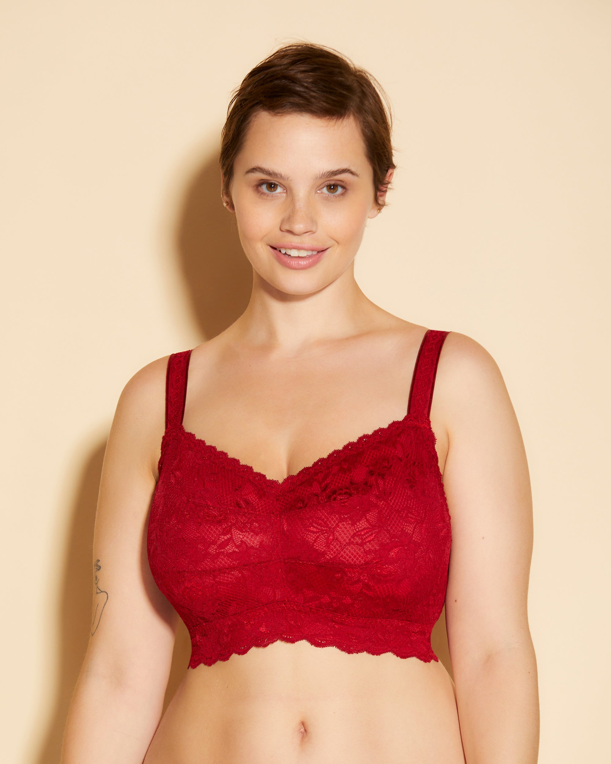 Red Bralette - Never Say Never Super Curvy Sweetie Bralette