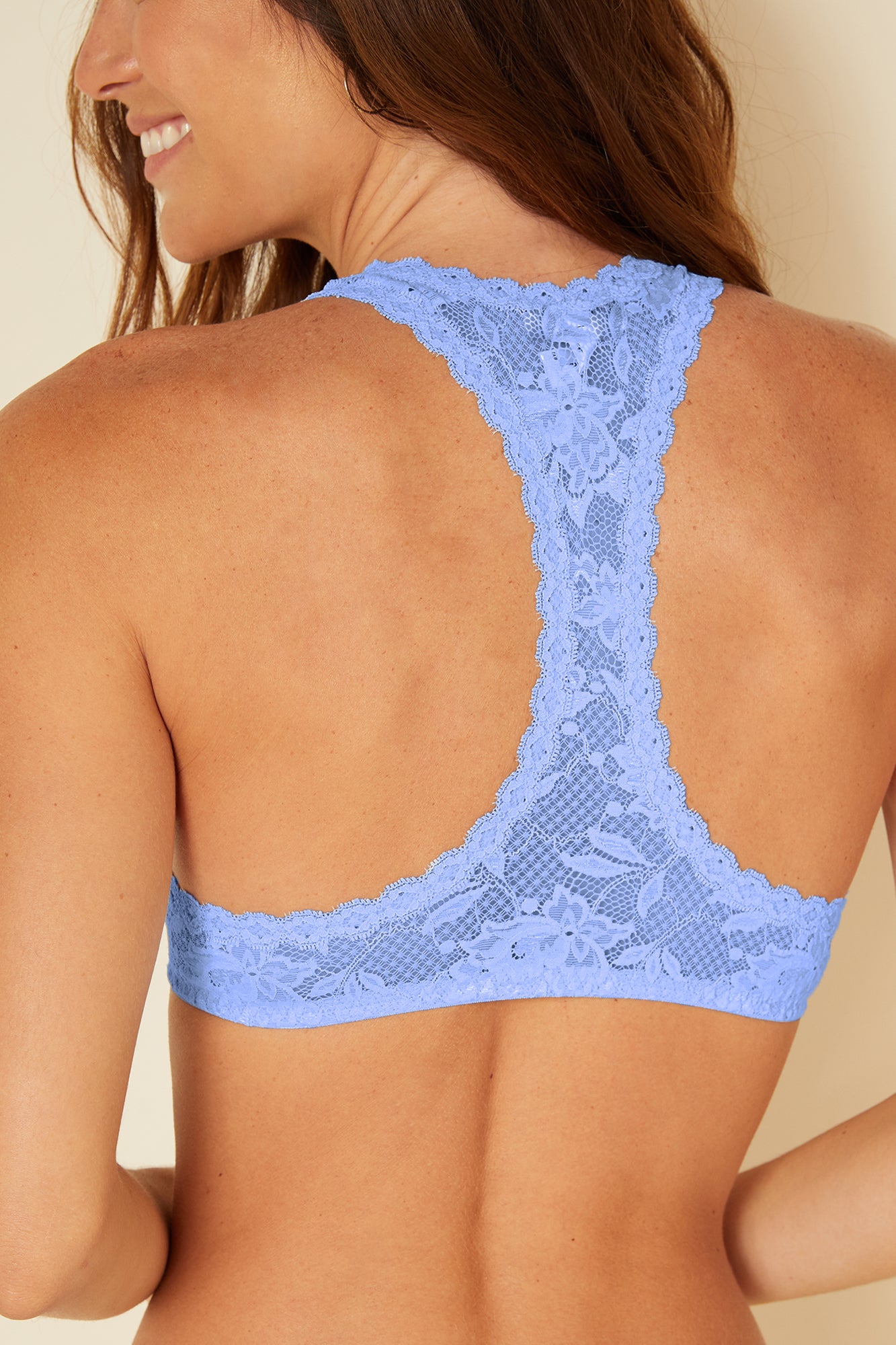 Azul Bralette - Never Say Never Racie - Bralette Con Espalda De Nadador