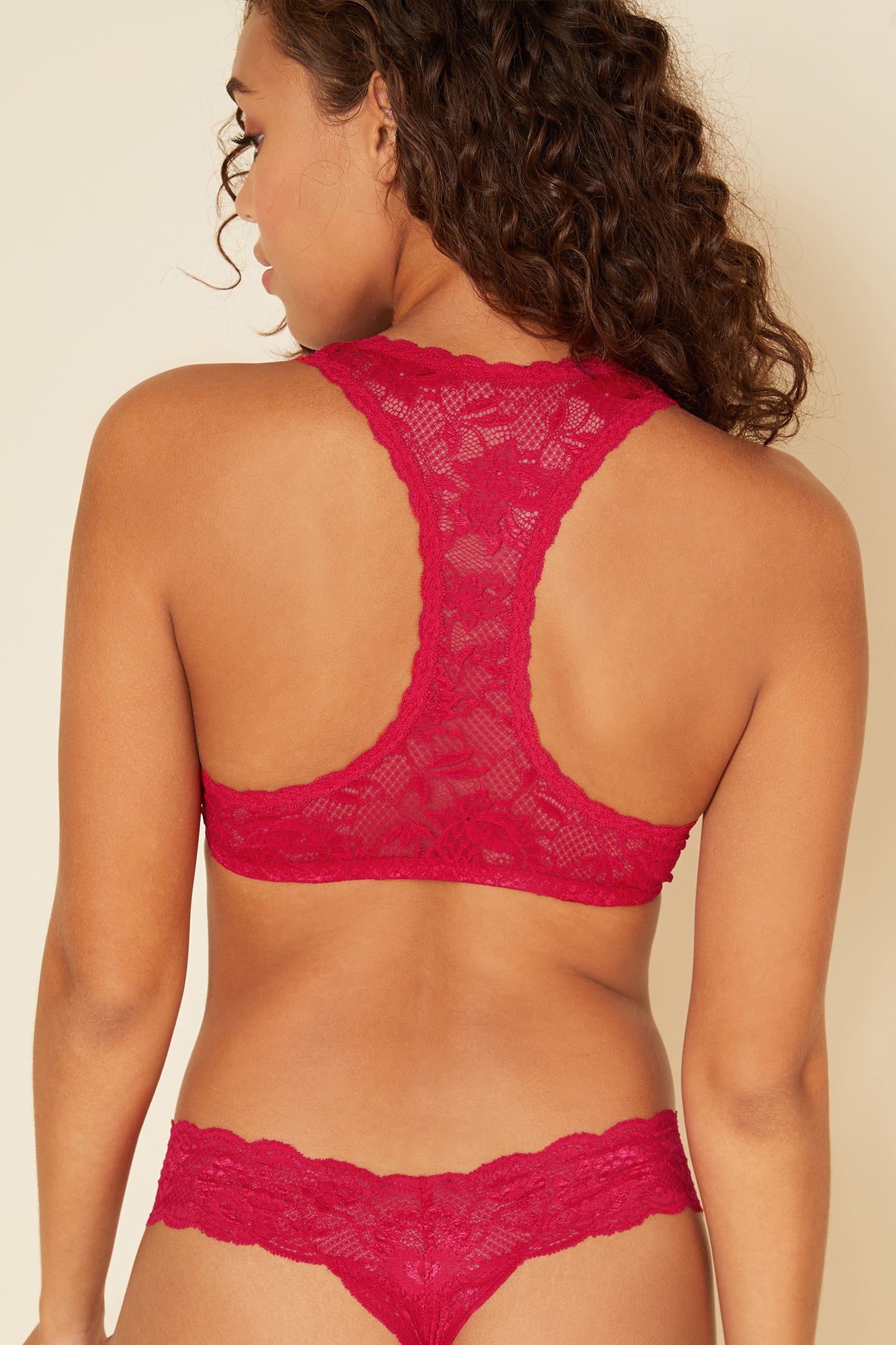 Rouge Bralette - Never Say Never Brassière À Dos Nageur Racie