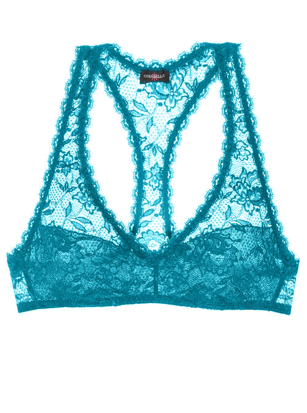 Azul Bralette - Never Say Never Racie - Bralette Con Espalda De Nadador