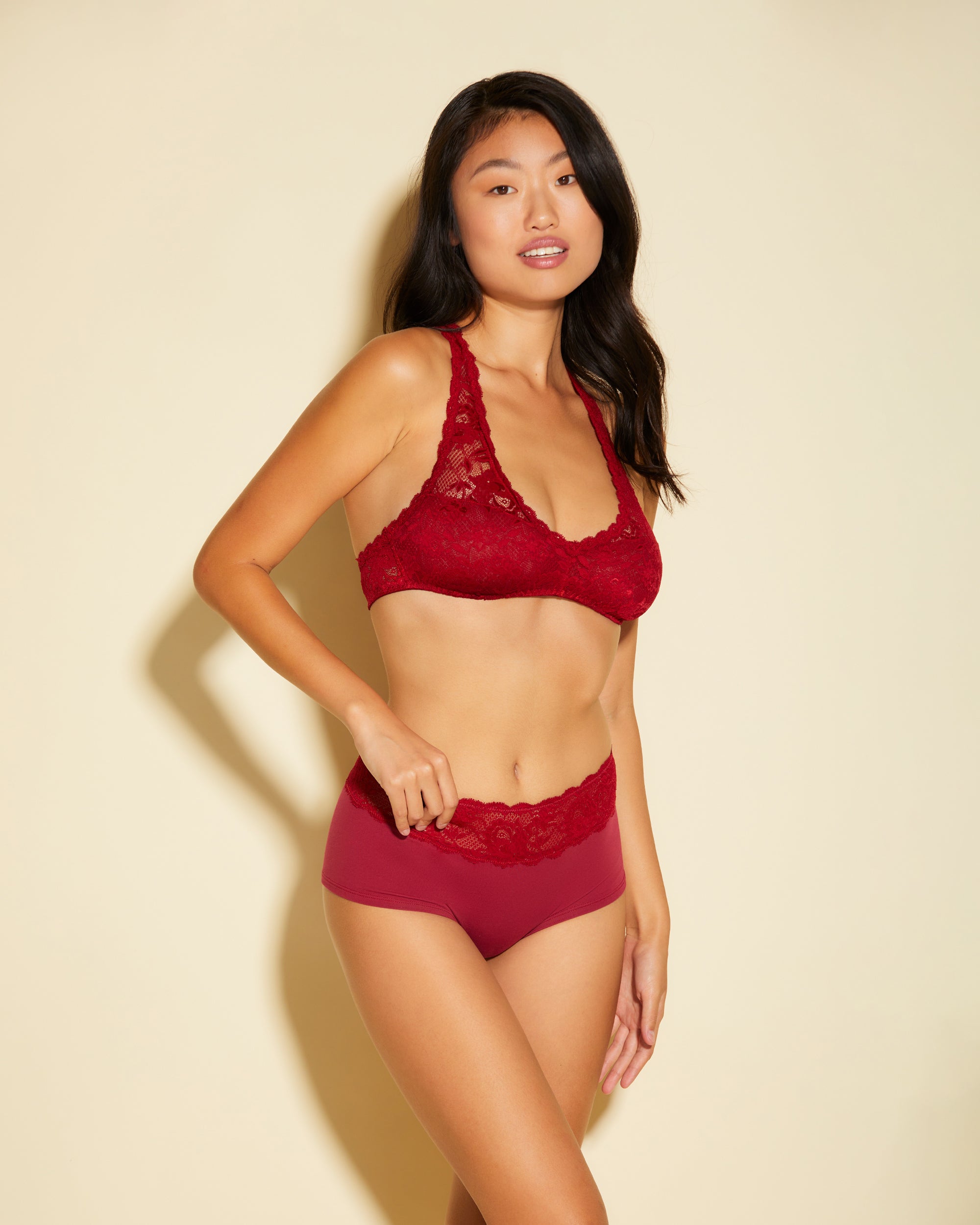 Roja Bralette - Never Say Never Racie - Bralette Con Espalda De Nadador
