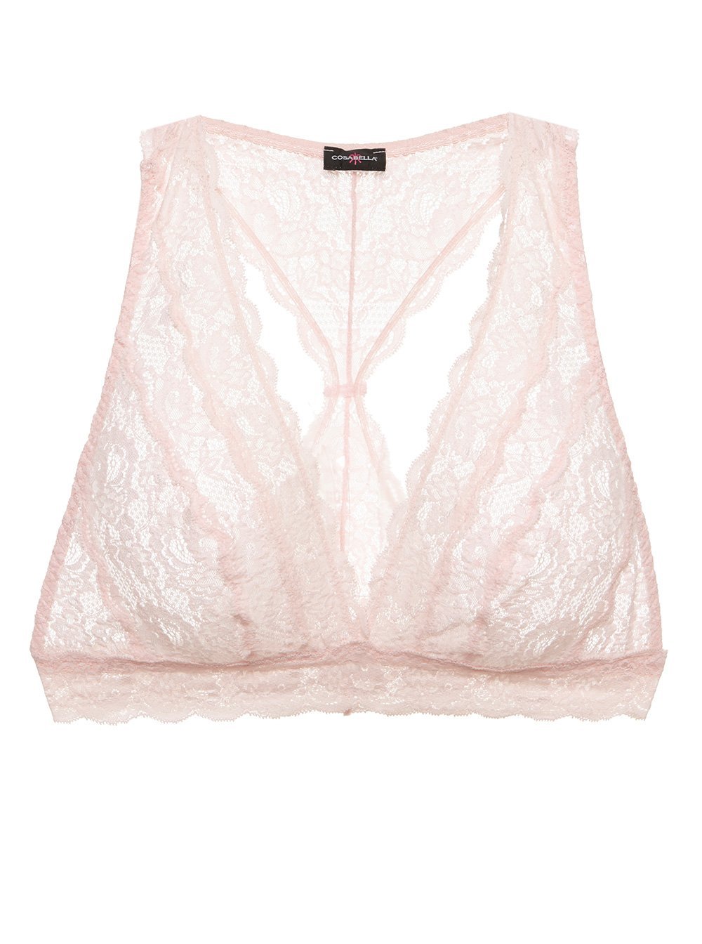 Rosa Bralette - Never Say Never Bralette Girlie Con Spalline Incrociate