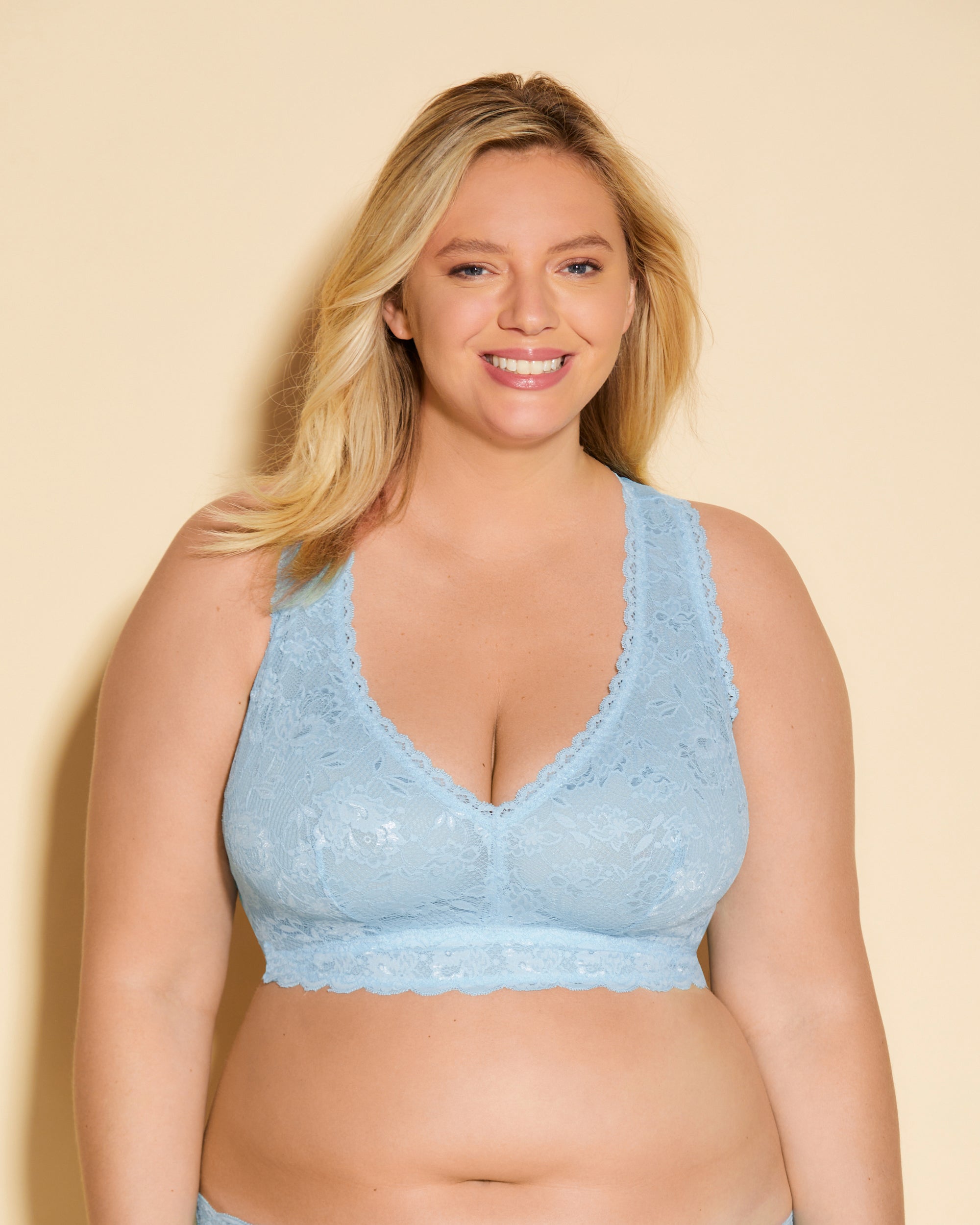Blau Bralette - Never Say Never Ultra Curvy Racerback-Bralette 