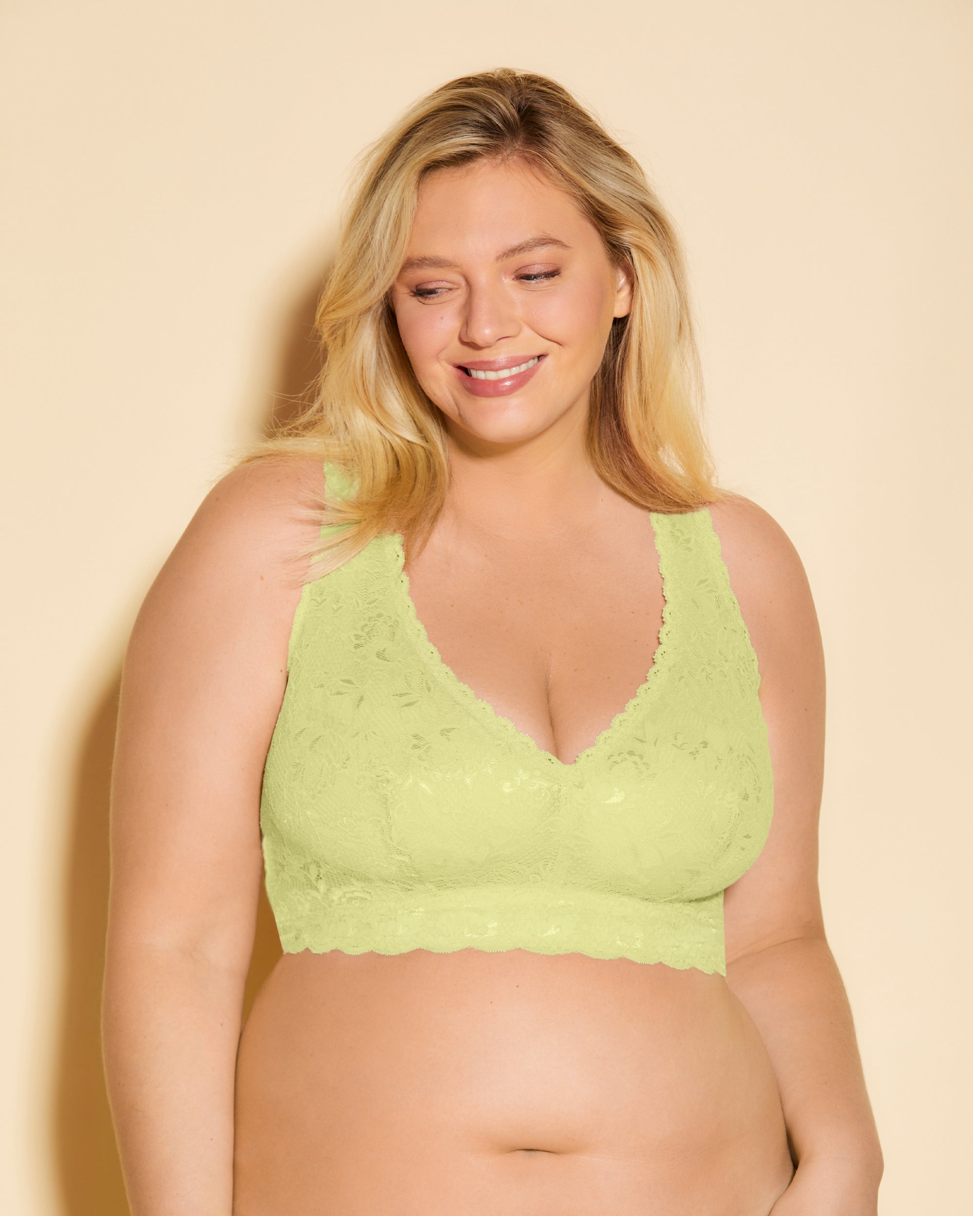 Green Bralette - Never Say Never Ultra Curvy Racie Racerback Bralette