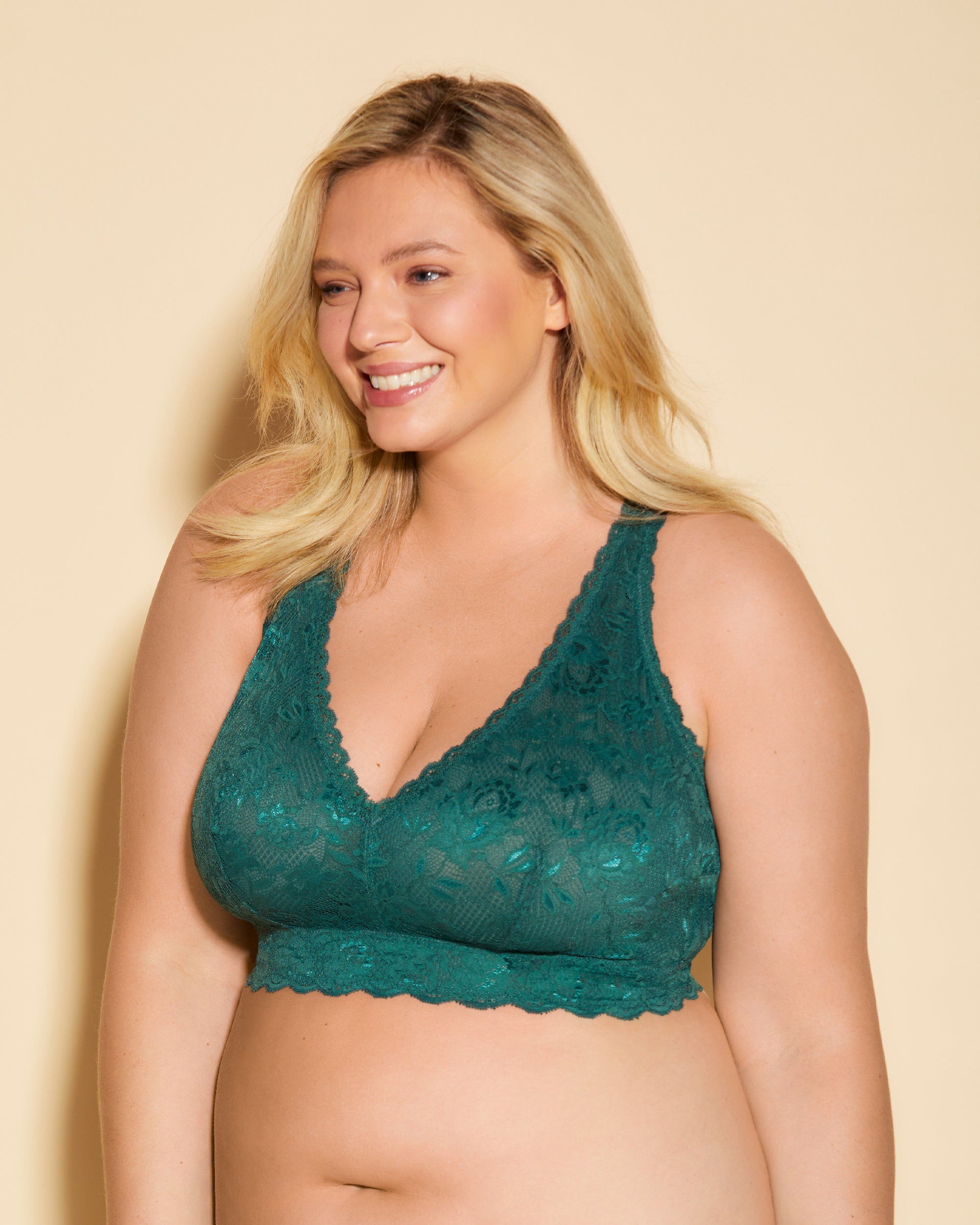 Verte Bralette - Never Say Never Brassière Dos Nageur Racie Ultra Curvy