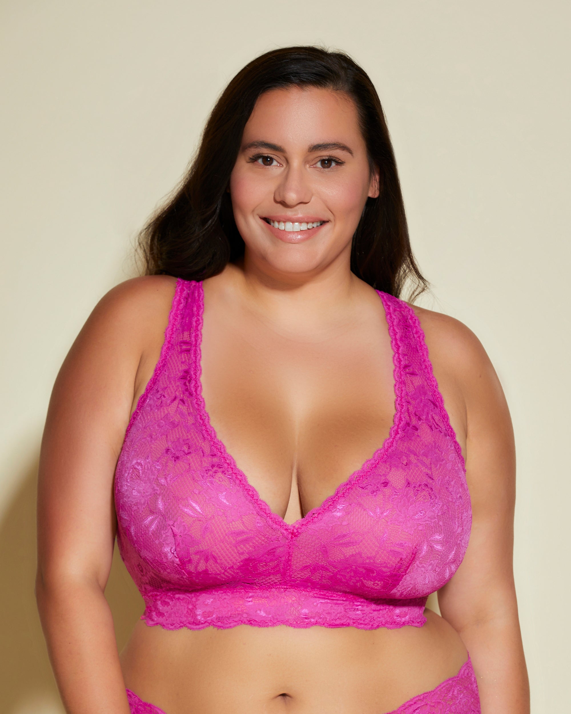Rosada Bralette - Never Say Never Bralette De Espalda Cruzada Racie Ultra Curvy
