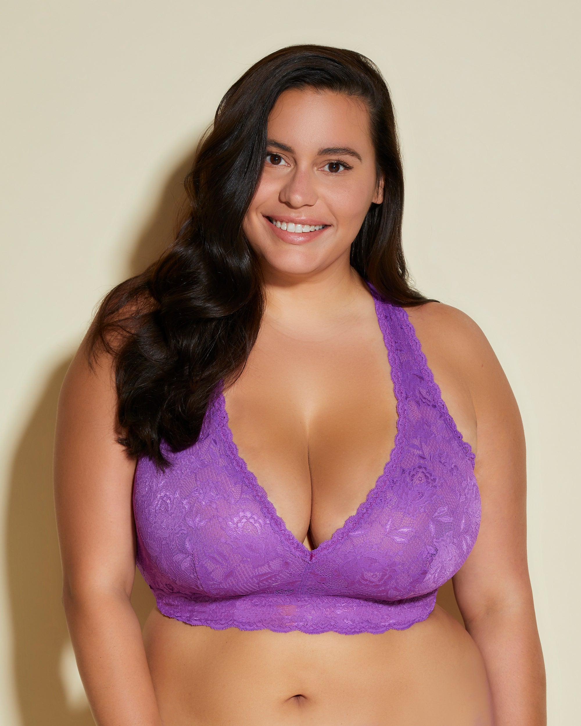 Viola Bralette - Never Say Never Bralette Con Spalline Incrociate Ultra Curvy