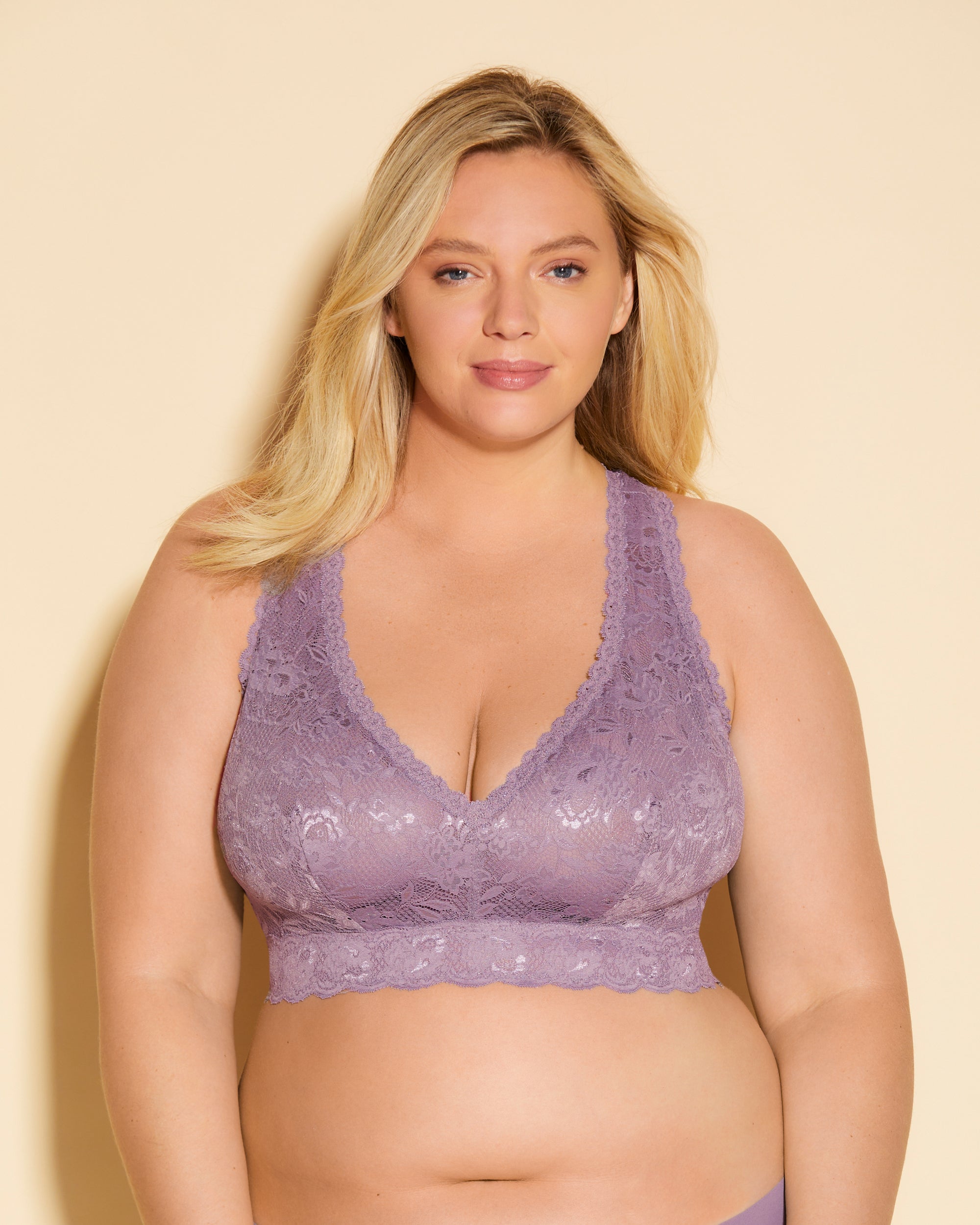 Viola Bralette - Never Say Never Bralette Con Spalline Incrociate Ultra Curvy