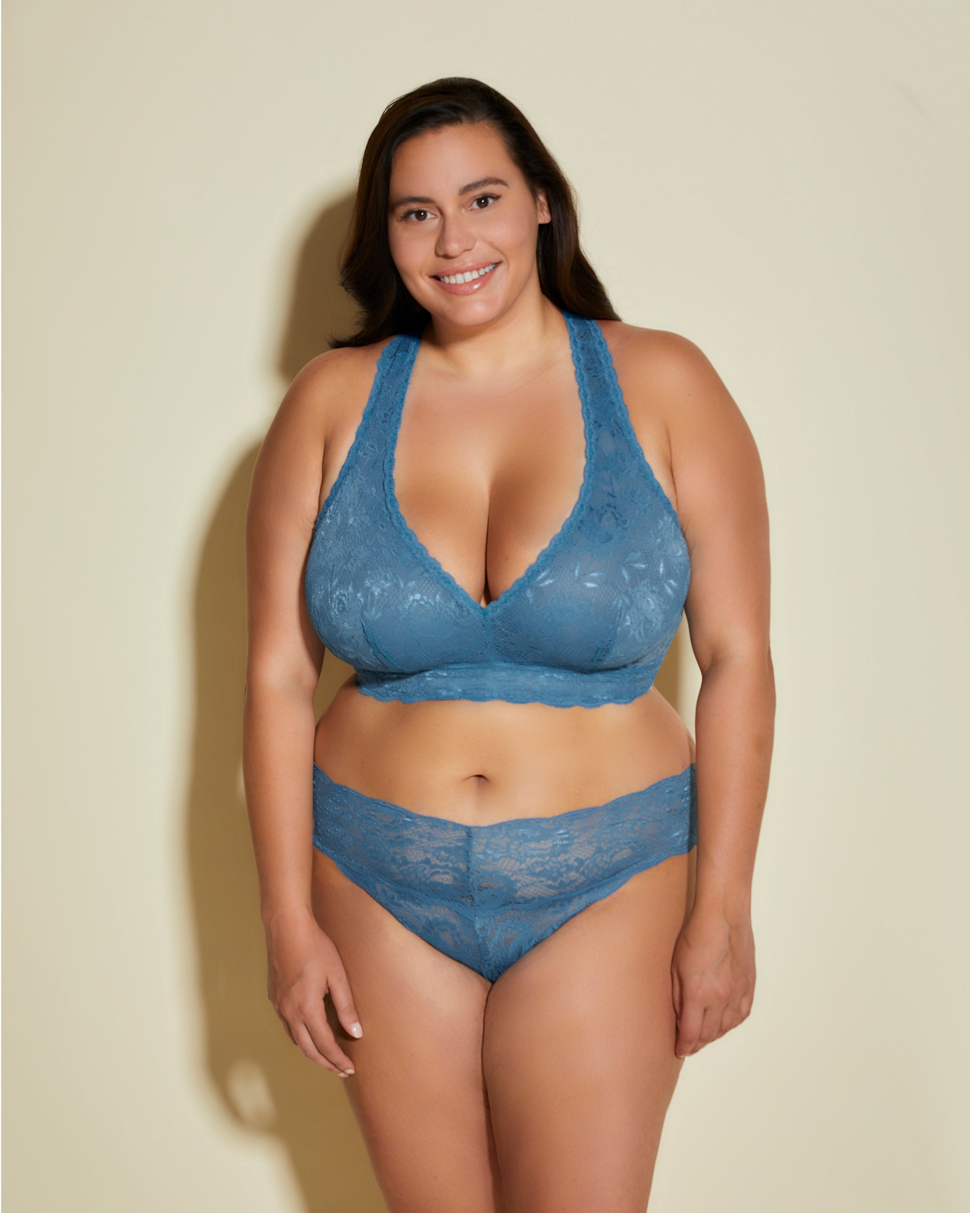 Azul Bralette - Never Say Never Bralette De Espalda Cruzada Racie Ultra Curvy