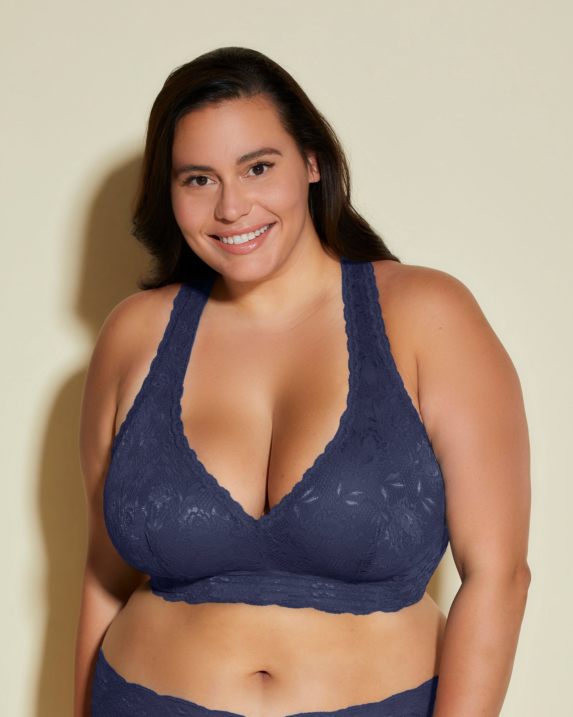 Blau Bralette - Never Say Never Ultra Curvy Racerback-Bralette 