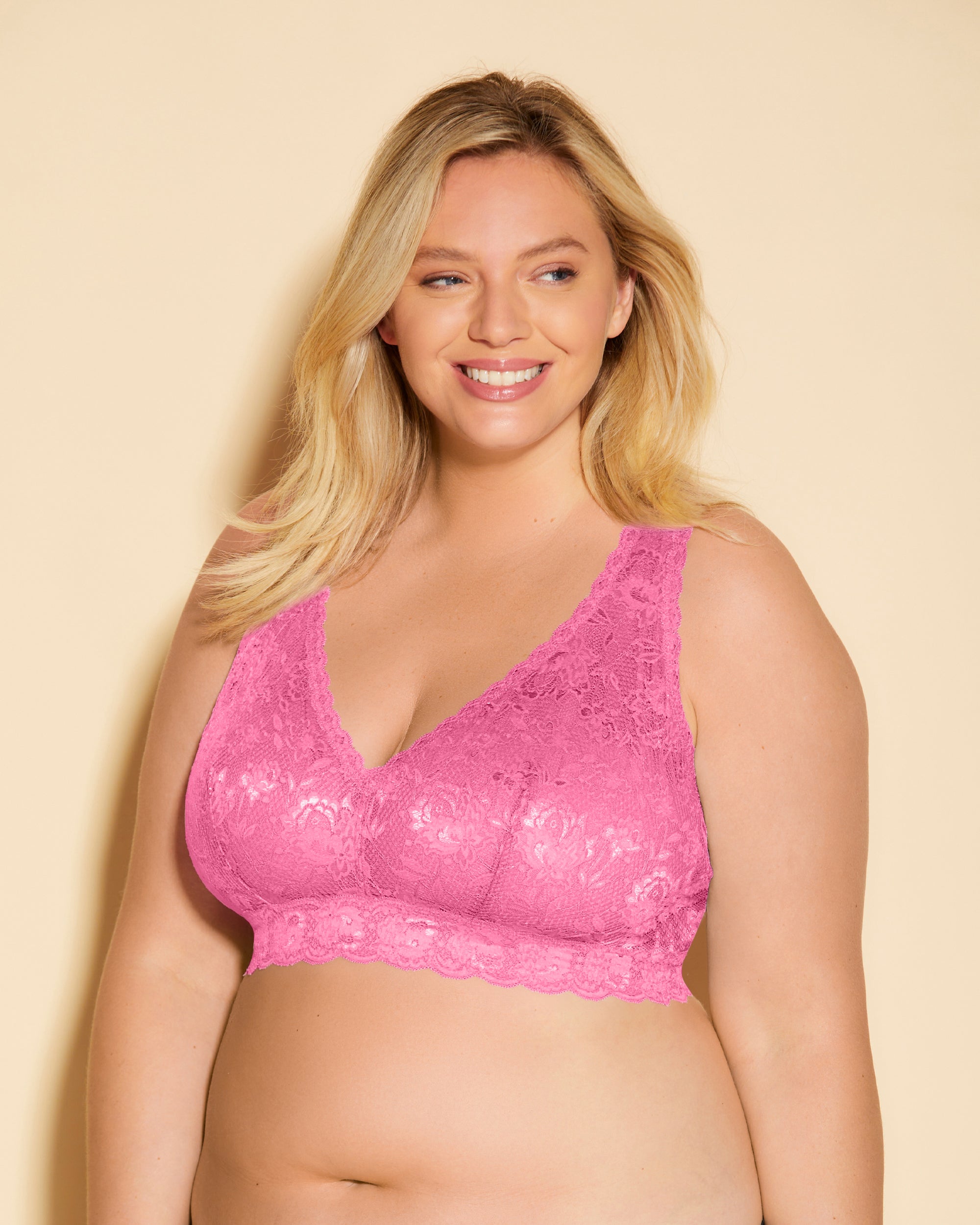Rosada Bralette - Never Say Never Bralette De Espalda Cruzada Racie Ultra Curvy