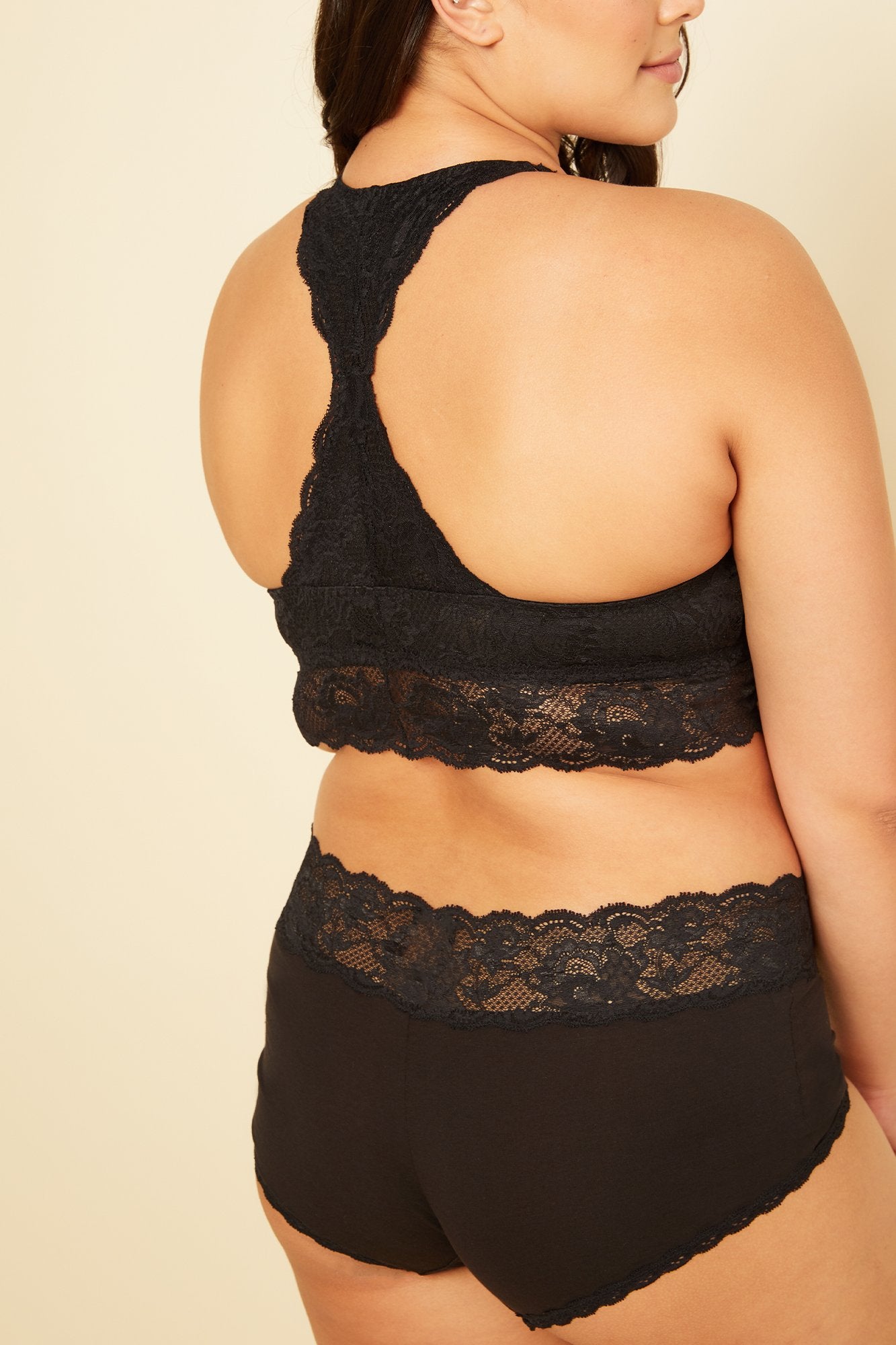 Nero Bralette - Never Say Never Bralette Premaman Girlie Allattamentobalette